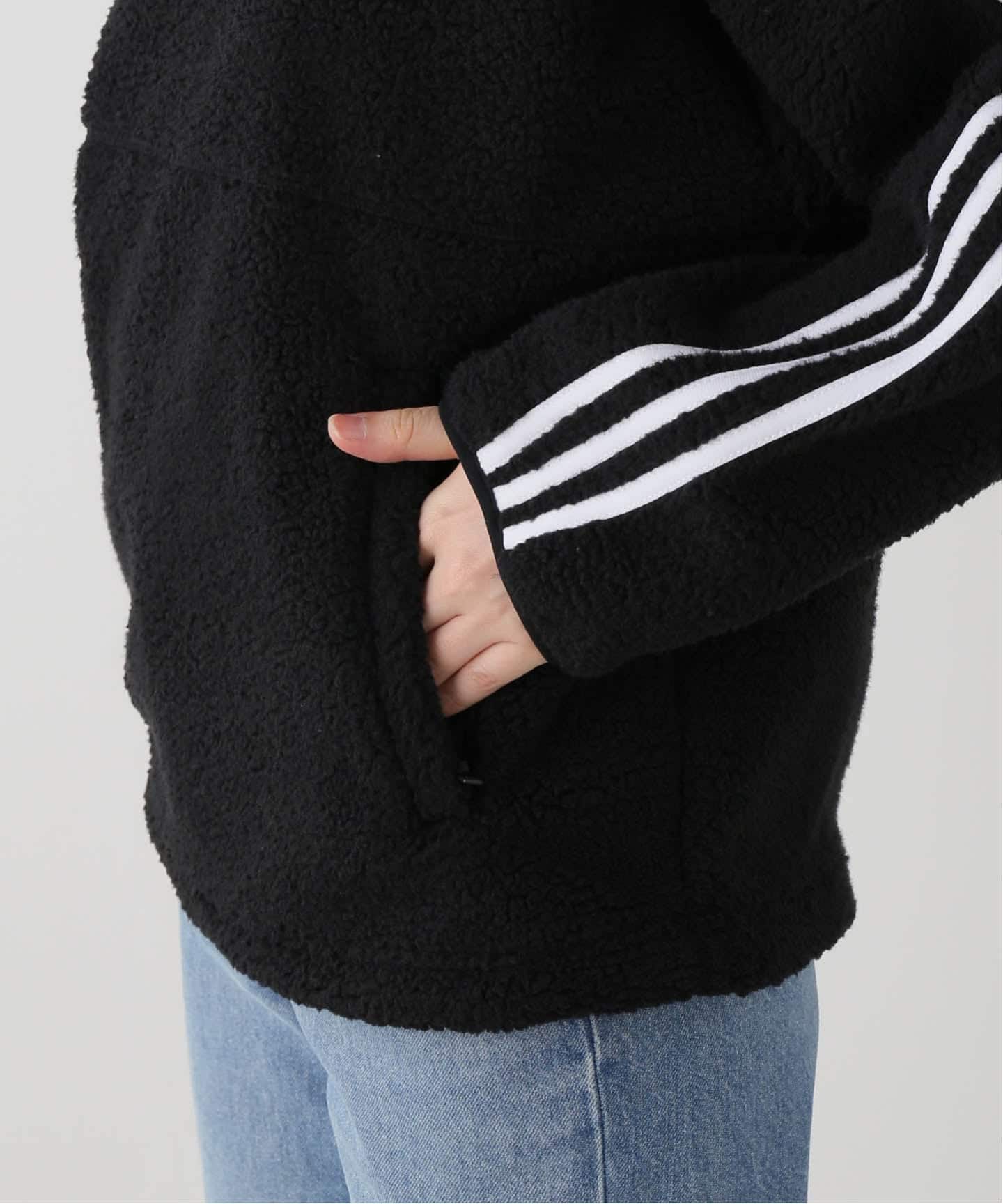 adidas ADILUNA Season2 by JENNIE HOODED FLEECE JACKET（ボア