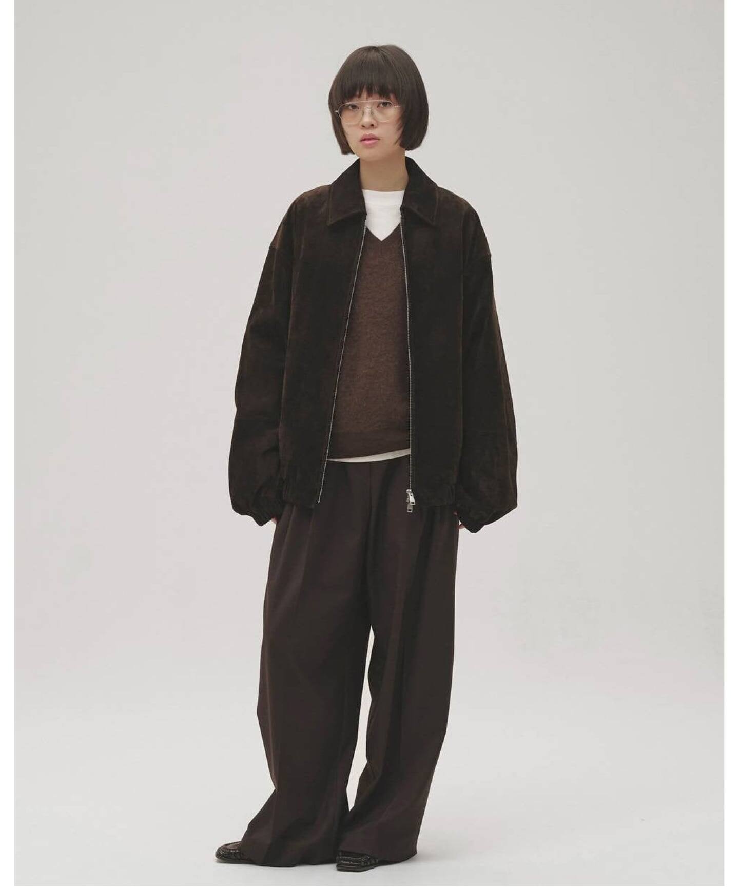 予約》TODAYFUL Suede Zip Blouson（レザージャケット）｜BOICE FROM 