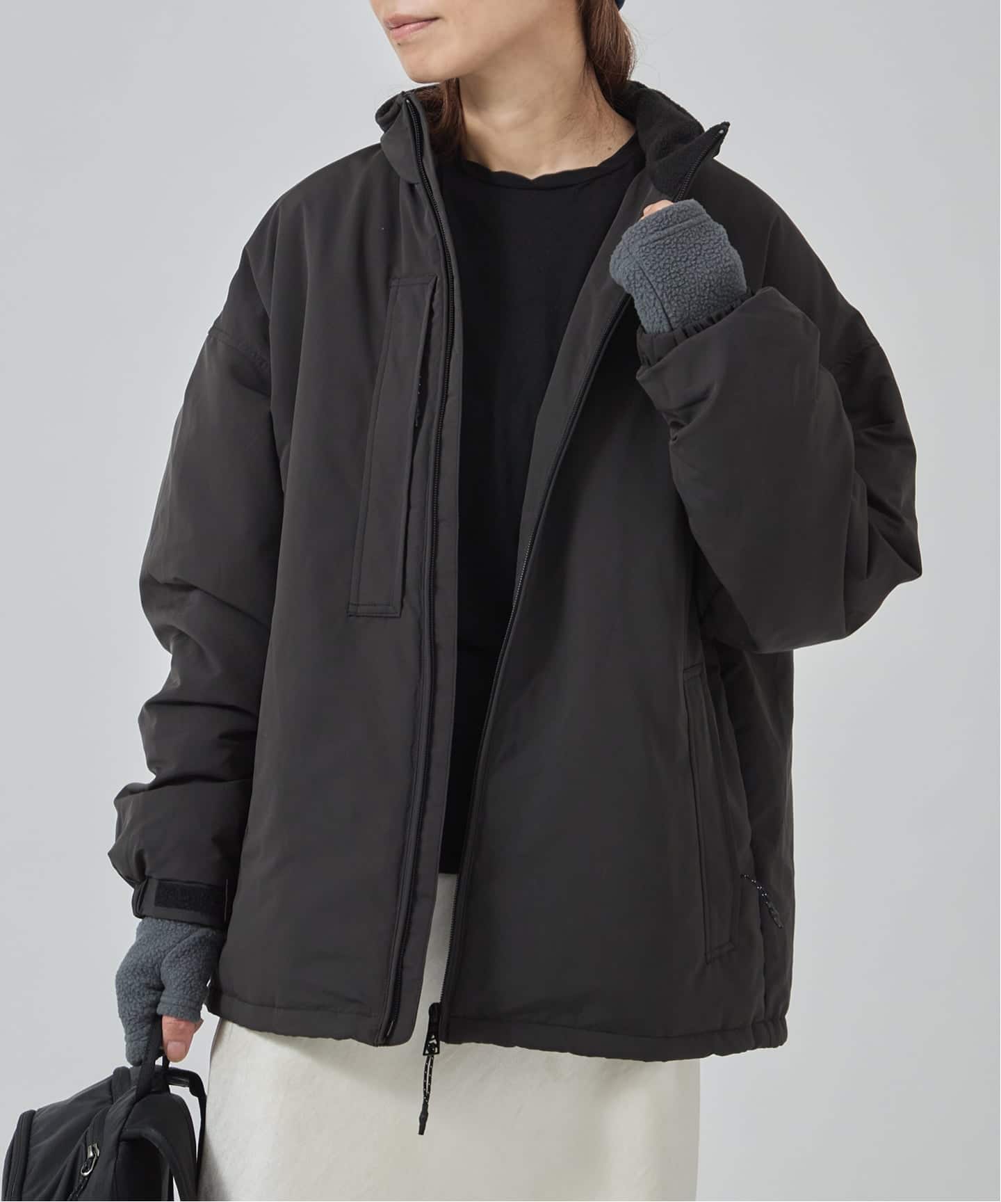 Cape Heights ブラック ダウンジャケット XS CAPE HEIGHTS PACKABLE ZIP BLOUSON（ダウンジャケット）｜BOICE FROM