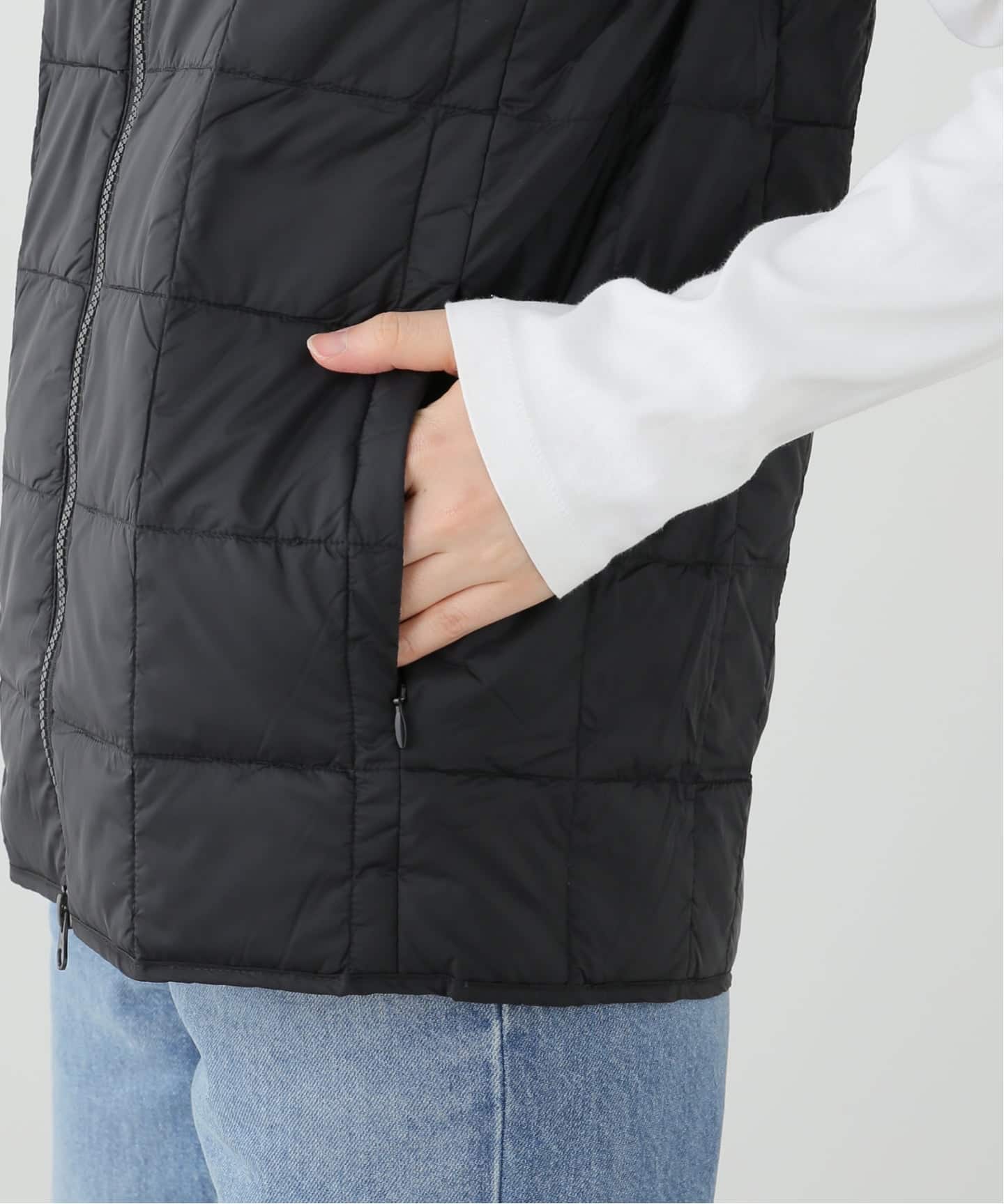 TAION HI NECK W-ZIP DOWN VEST（ダウン・中綿ベスト）｜BOICE FROM