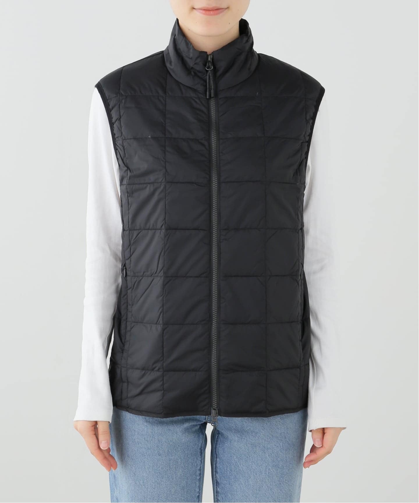 trois 中綿ベスト TAION HI NECK W-ZIP DOWN VEST（ダウン・中綿ベスト）｜BOICE FROM