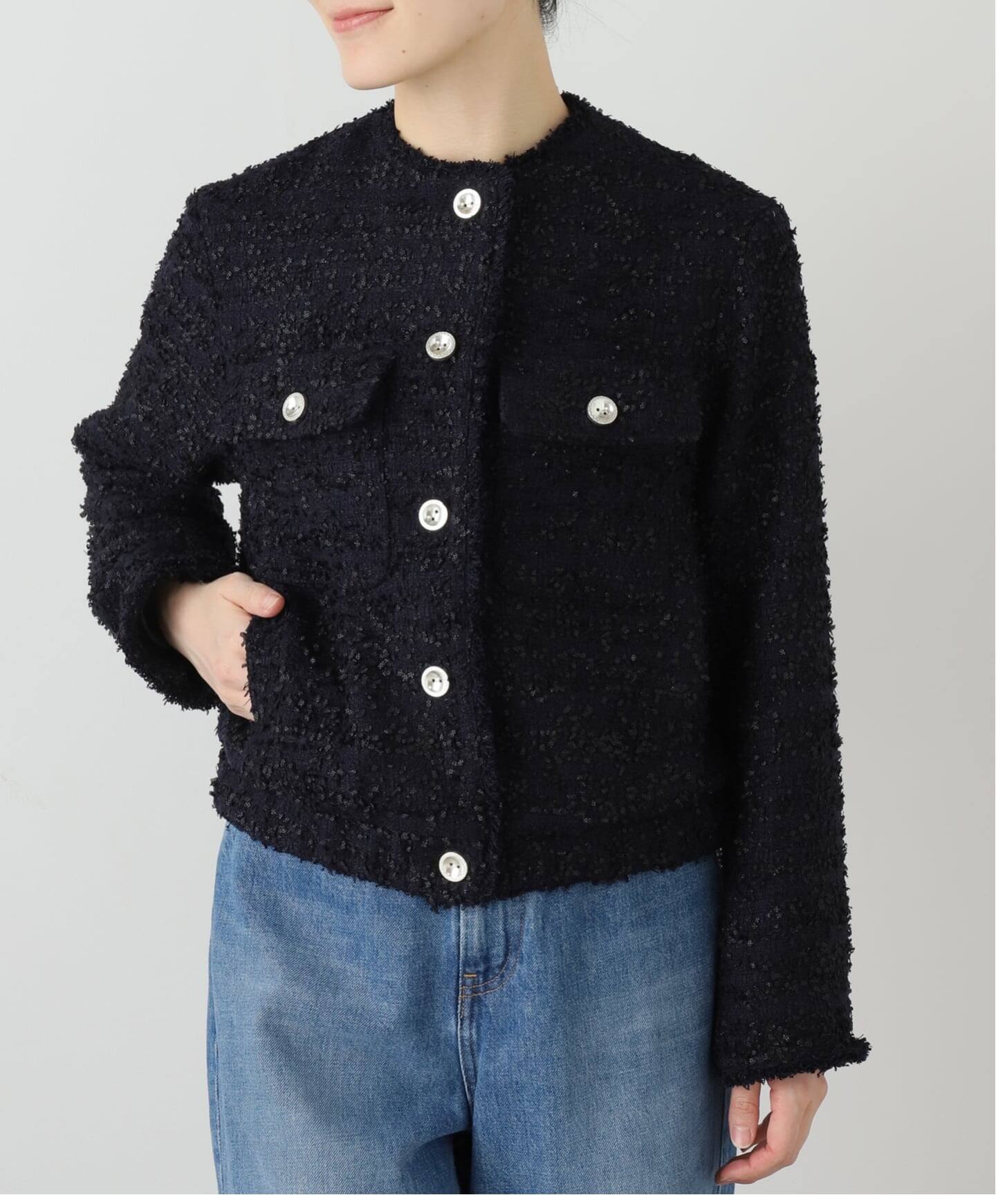 洗える】ツイードジャケット（その他ジャケット・スーツ）｜La