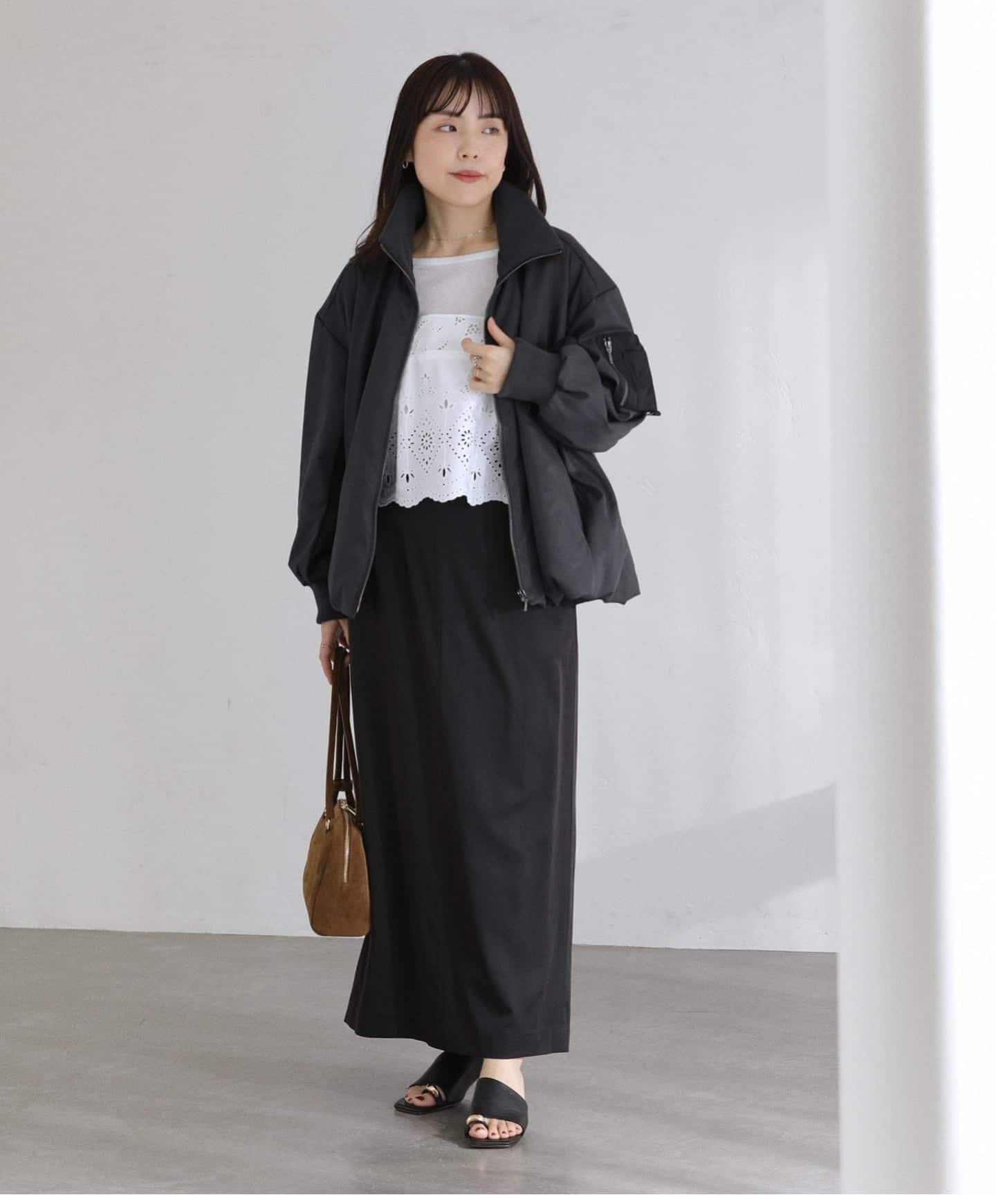 洗える】中綿バルーンブルゾン（その他ブルゾン／アウター）｜La