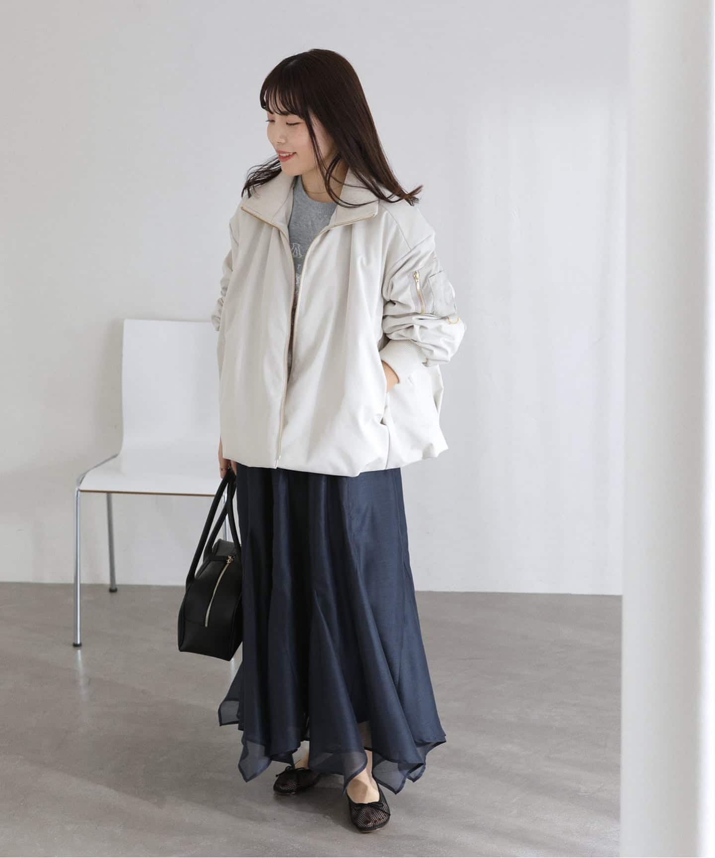 洗える】中綿バルーンブルゾン（その他ブルゾン／アウター）｜La