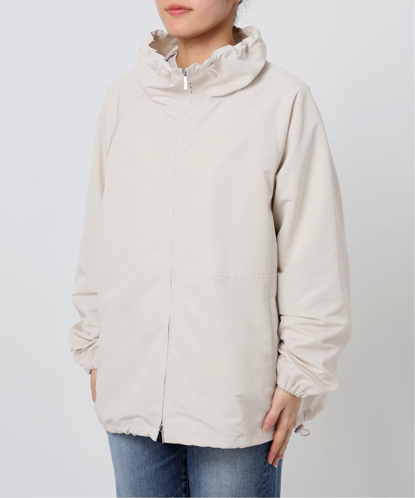 シルキータフタスタンドカラーブルゾン（その他ブルゾン／アウター