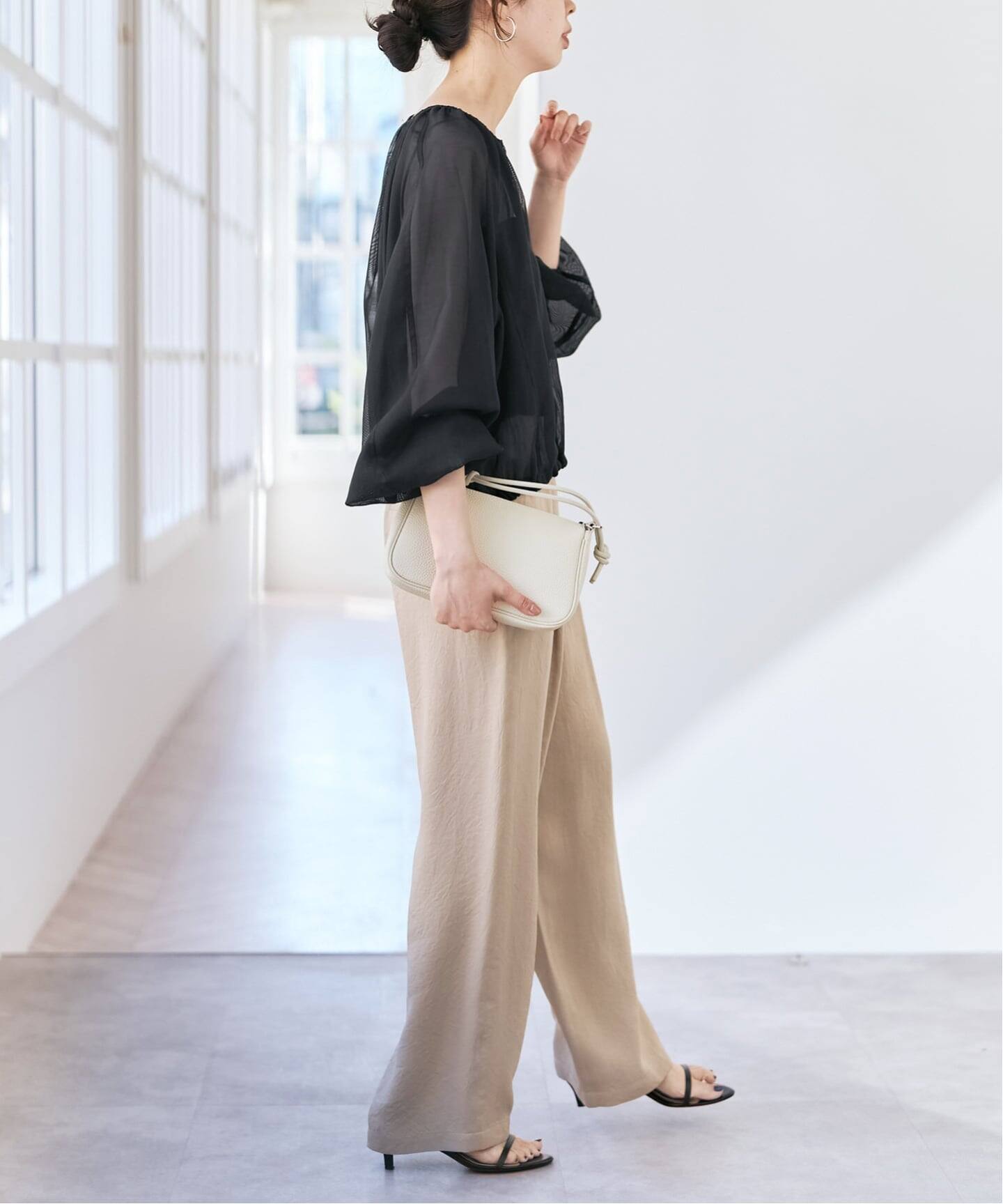 メッシュギャザーブルゾン（その他ブルゾン／アウター）｜Spick & Span 