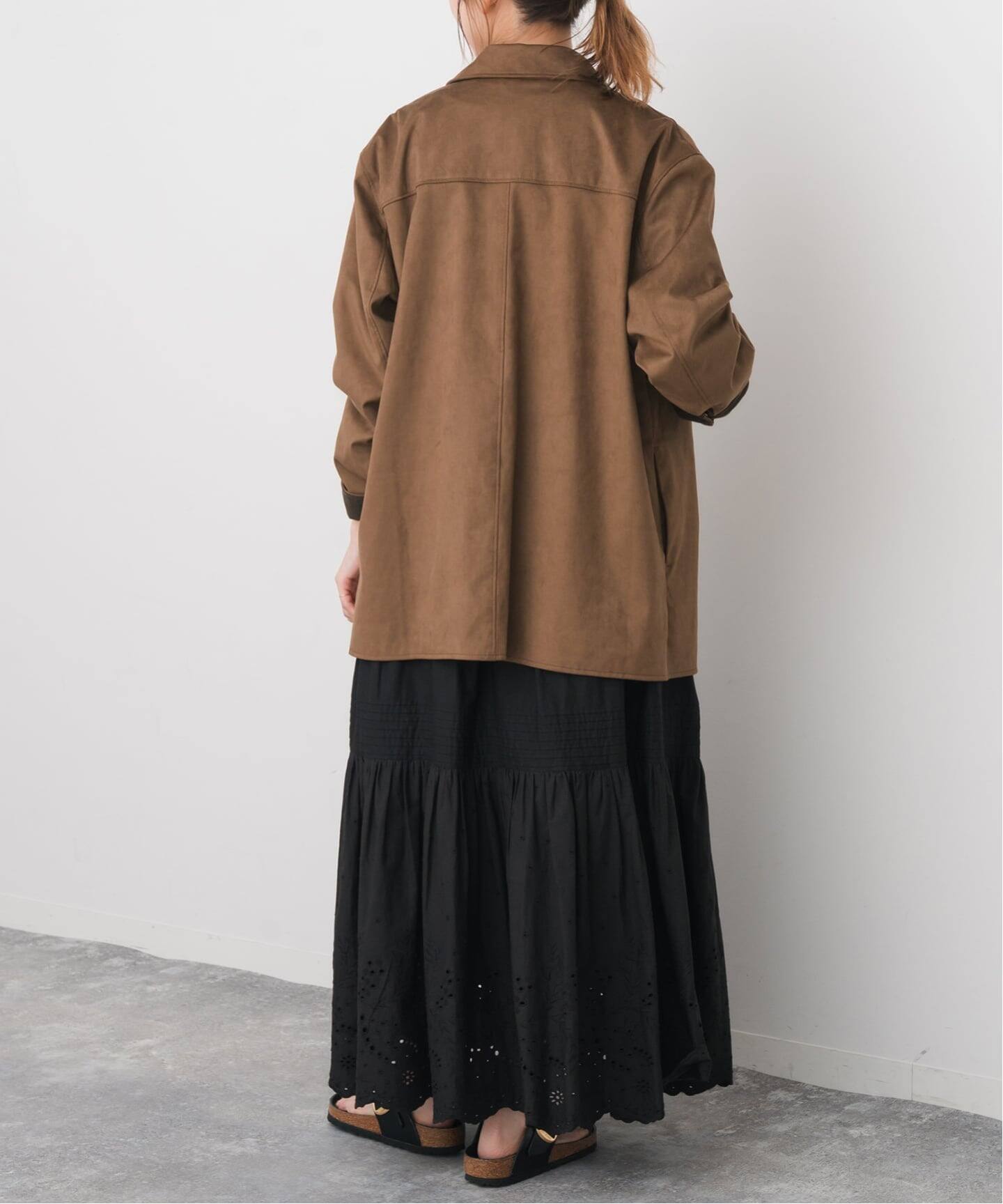 追加予約》フェイクスエードオープンカラージャケット（その他ブルゾン