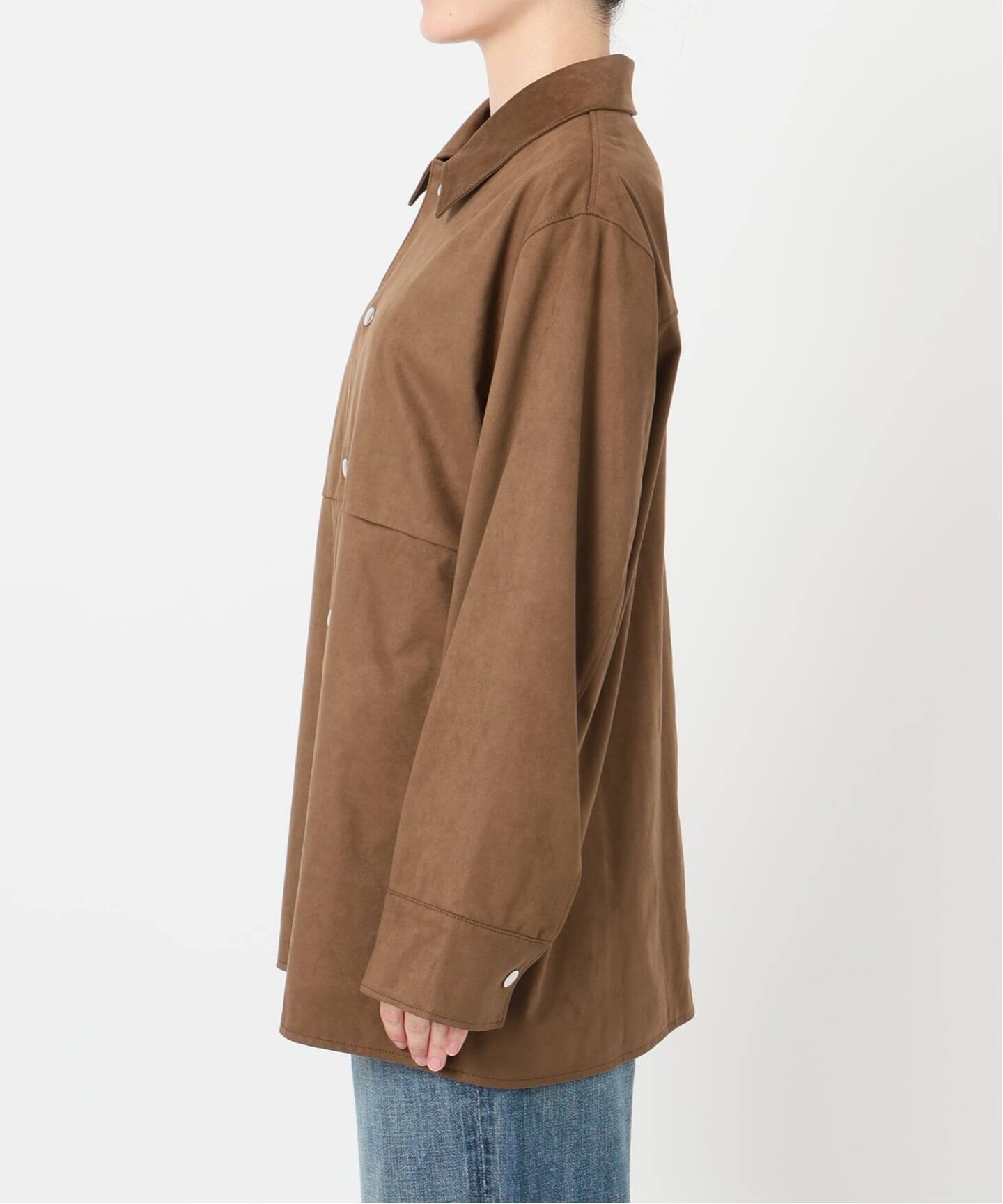 追加予約》フェイクスエードオープンカラージャケット（その他ブルゾン