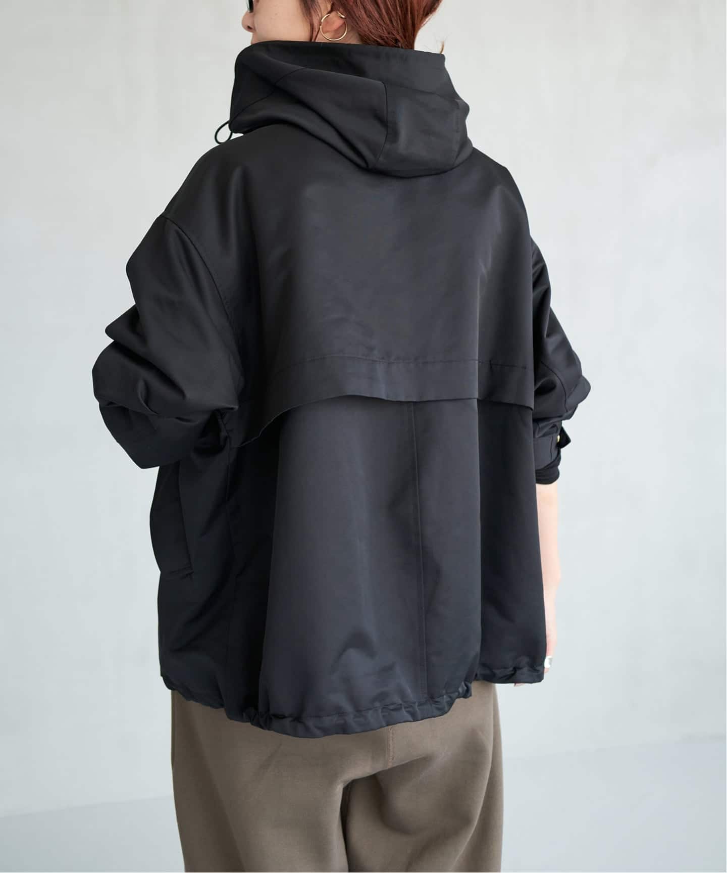 黒36【即日発送可】新品 スピック＆スパン 撥水マウンテンパーカー ブルゾン 新色有り / 追加》撥水マウンテンパーカー（その他ブルゾン／アウター