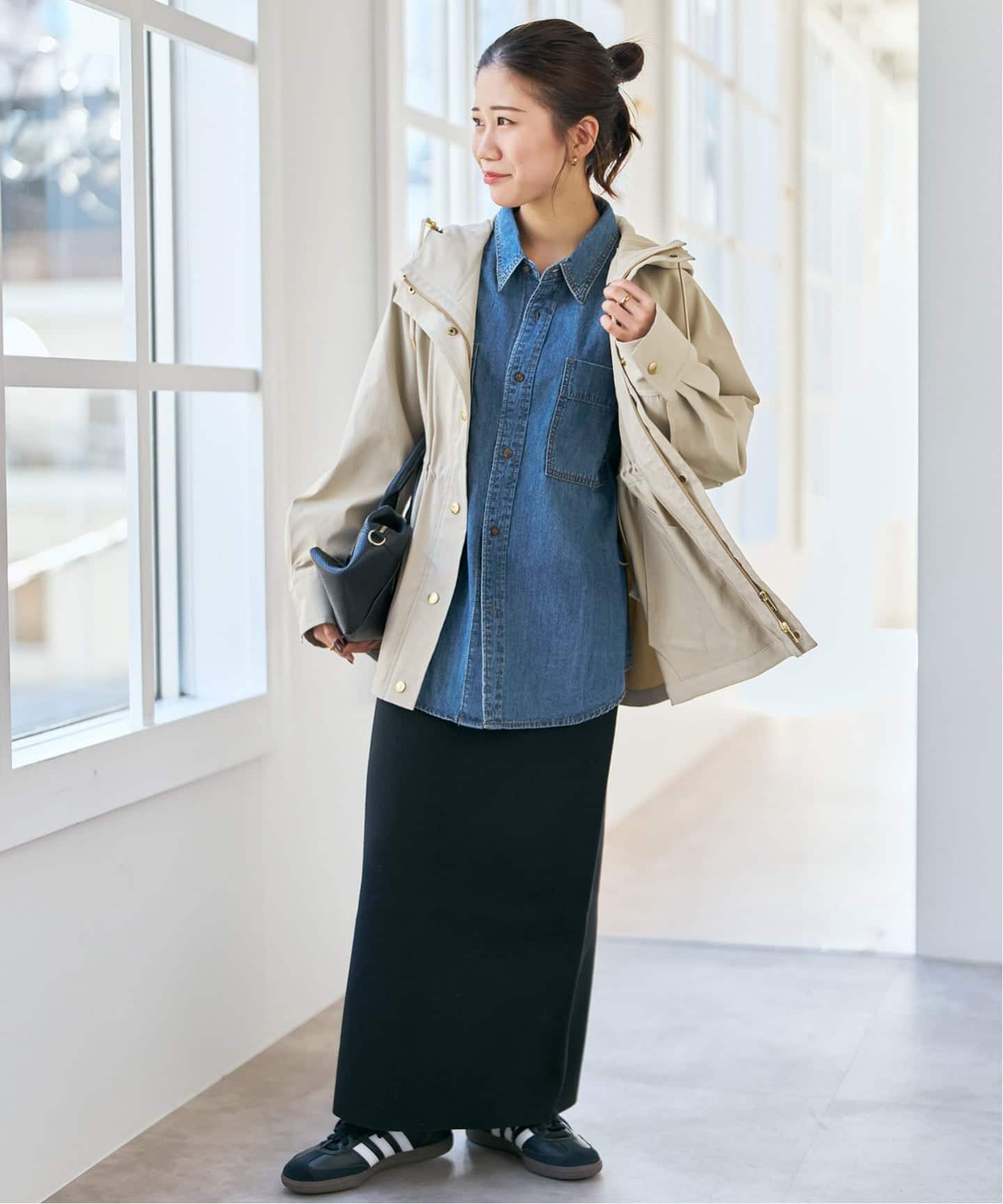 Spick&Span＊撥水ツイルフーディーブルゾン 撥水ツイルフーディーブルゾン（その他ブルゾン／アウター）｜Spick