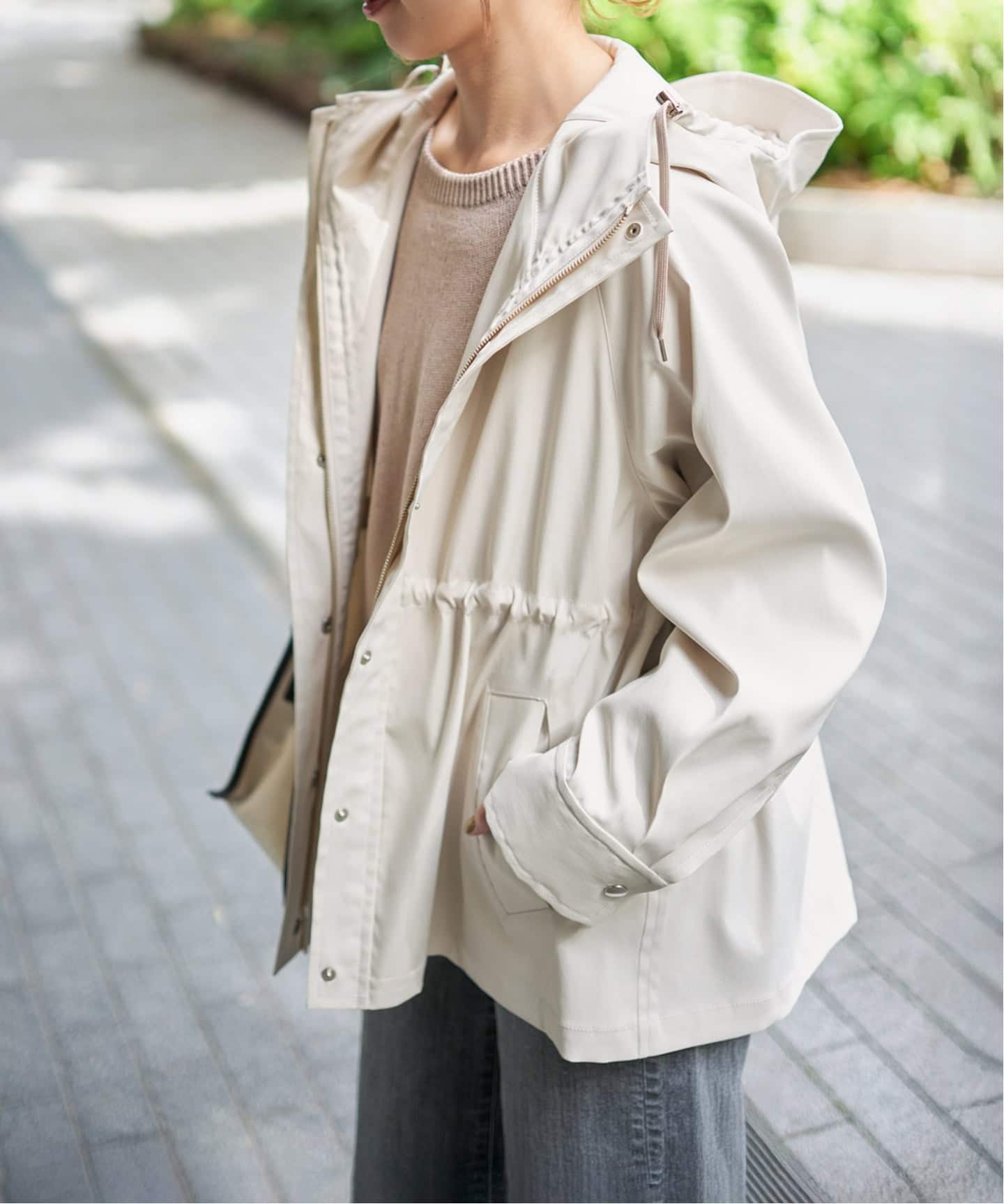 撥水ツイルフーディーブルゾン（その他ブルゾン／アウター）｜Spick