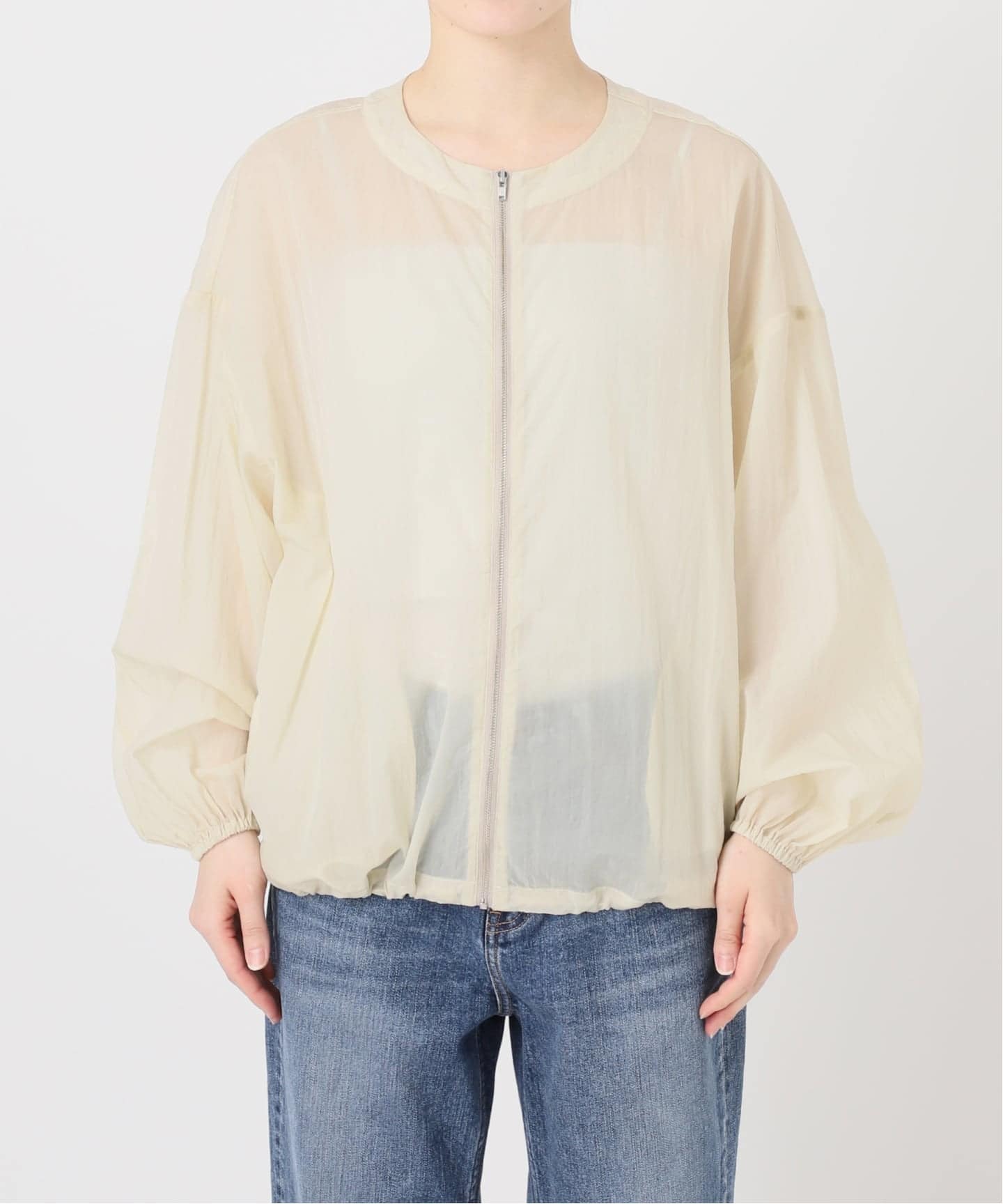 Spick＆Span♦︎シアーナイロンジップブルゾン Spick & Span シアーナイロンジップブルゾン - メルカリ