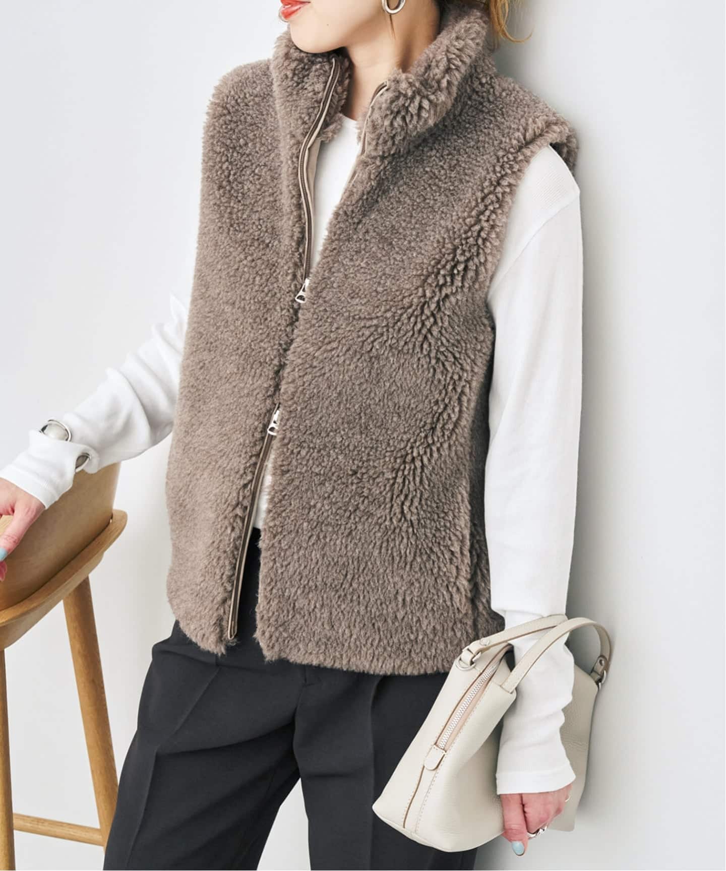 TICCA / ティッカ WOOLファーベスト（ベスト）｜Spick & Span