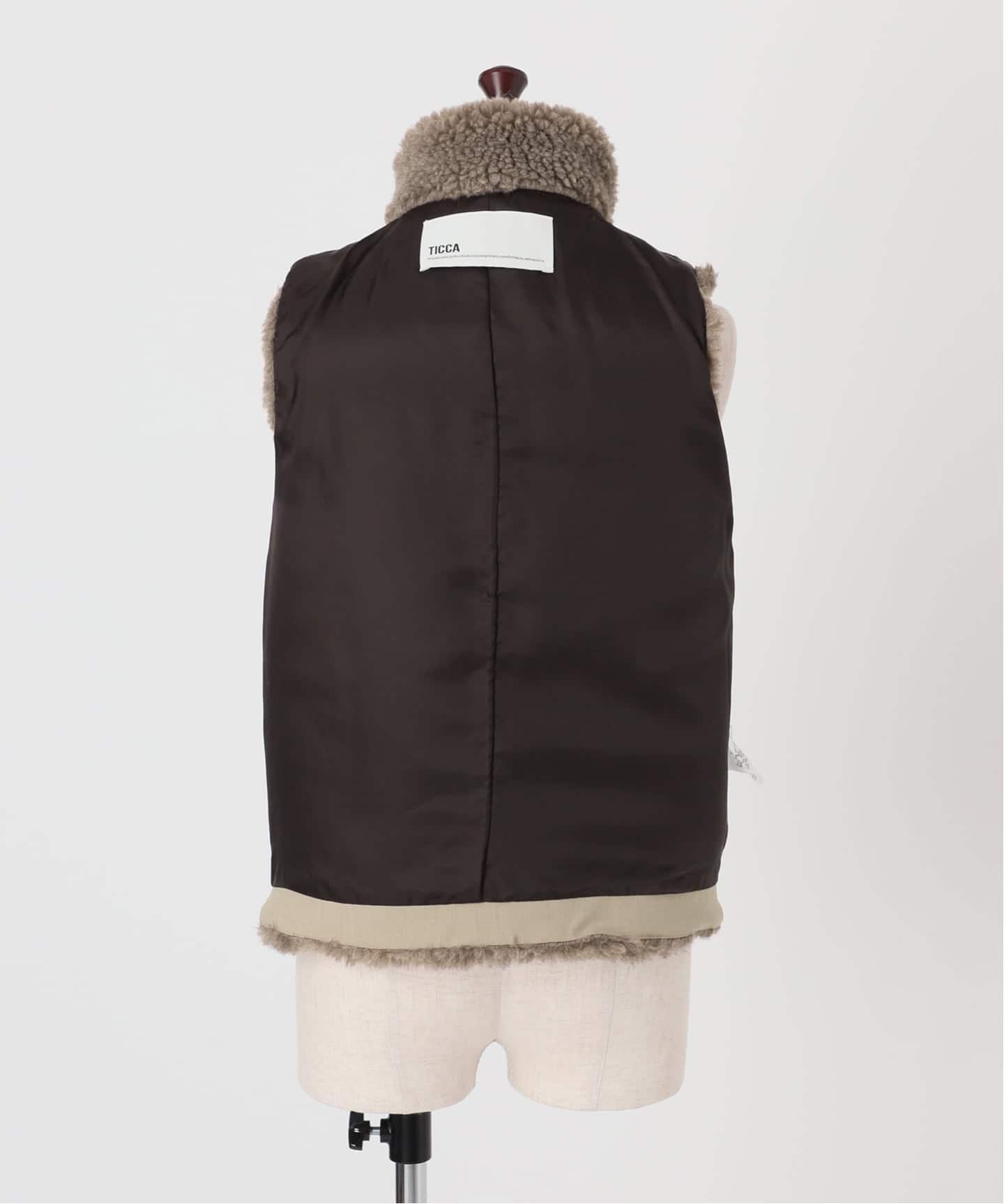 TICCA / ティッカ WOOLファーベスト（ベスト）｜Spick & Span