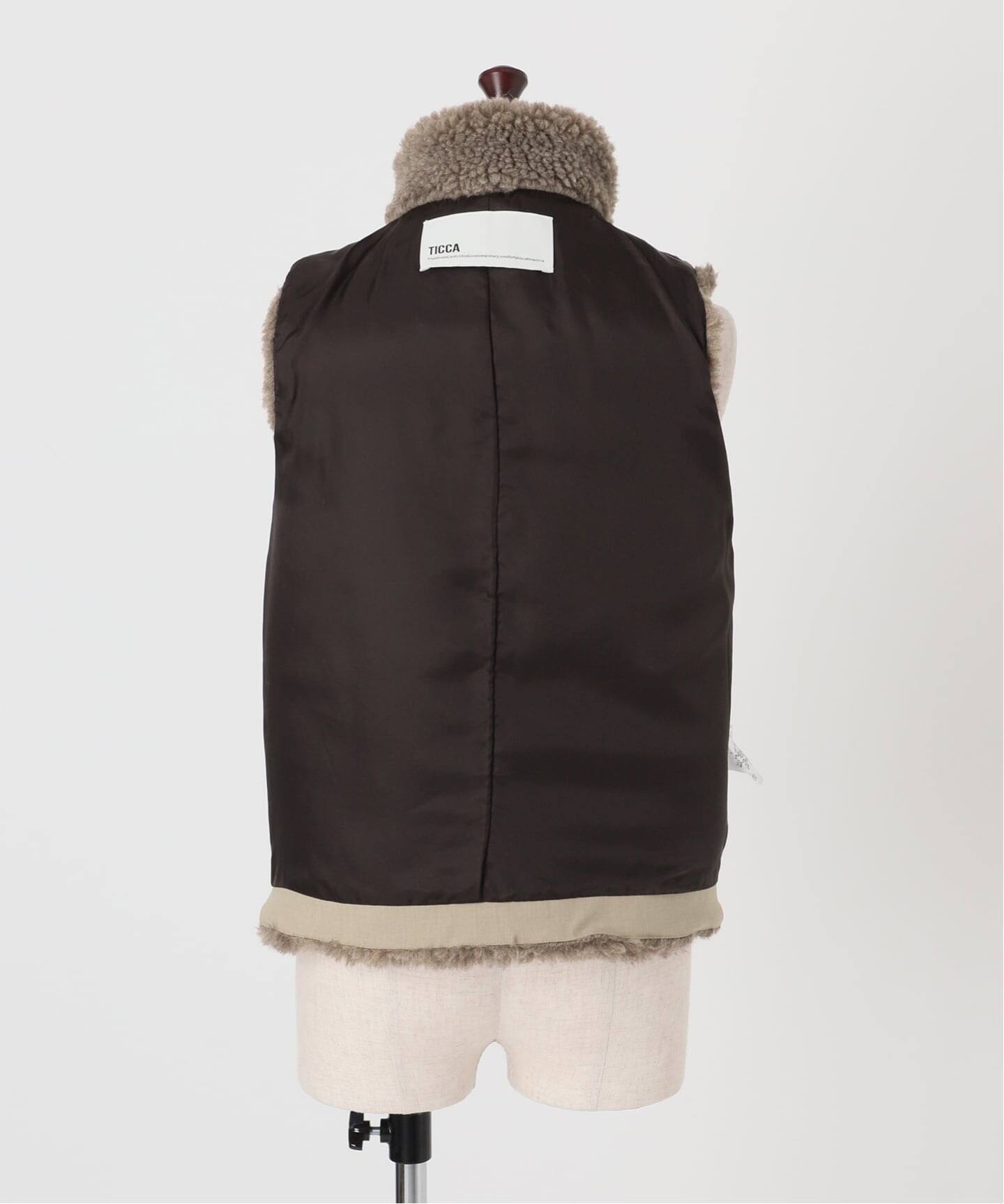 TICCA / ティッカ WOOLファーベスト（ベスト）｜Spick & Span 