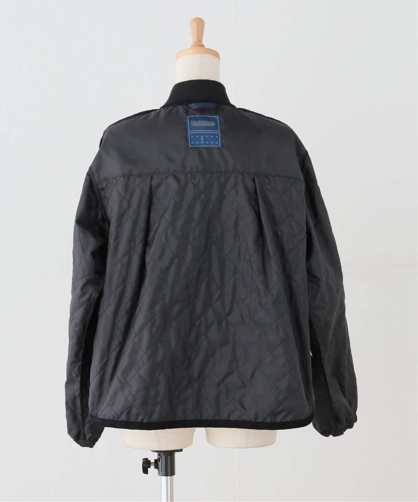 LAVENHAM ナイロンジャケット navy 新品 一部店舗+WEB限定》LAVENHAM / ラベンハム UNWADDED BOMBER JACKET