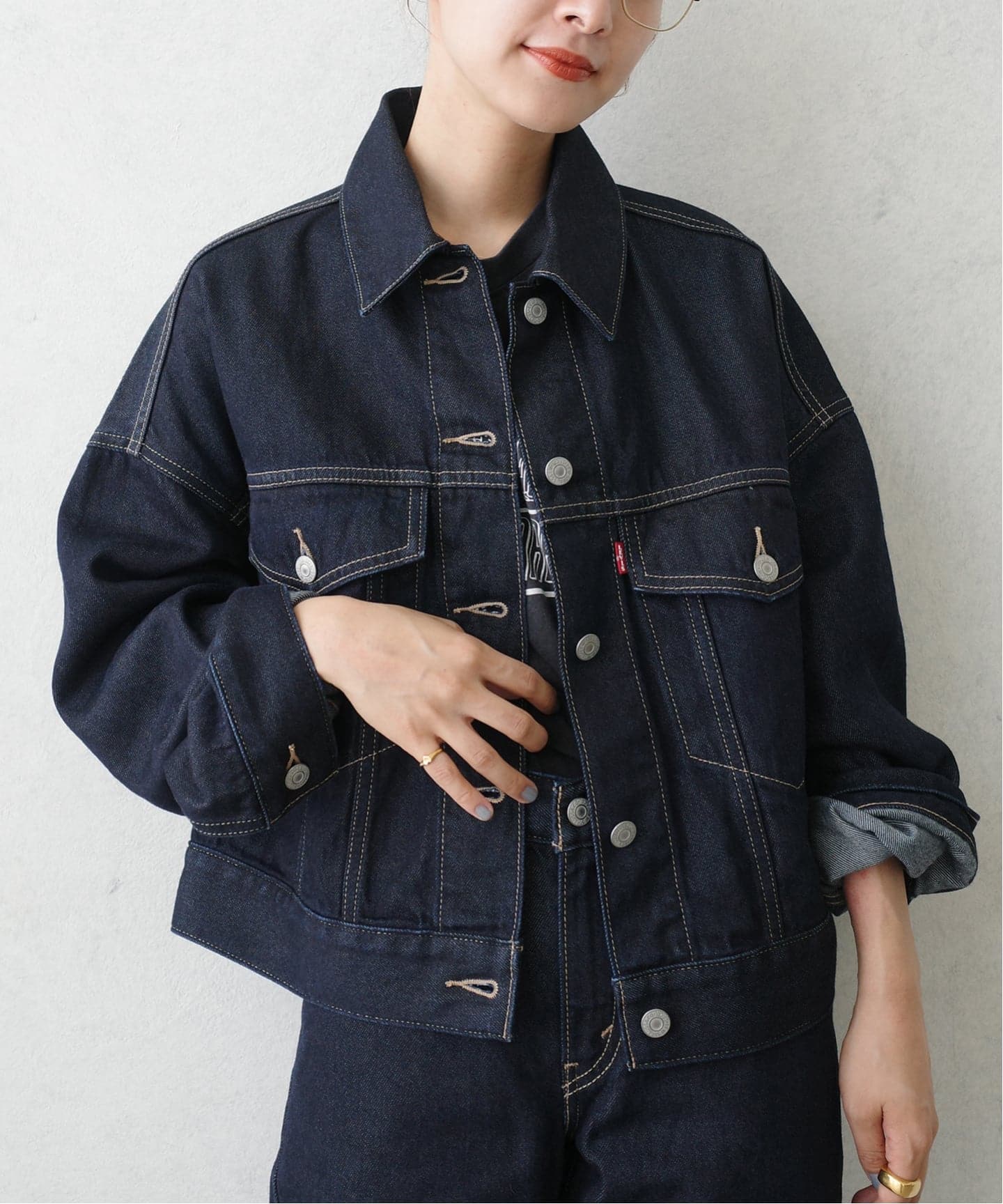 別注》LEVI'S(R) for Spick & Span LOOSE CROP TRUCKER（デニム