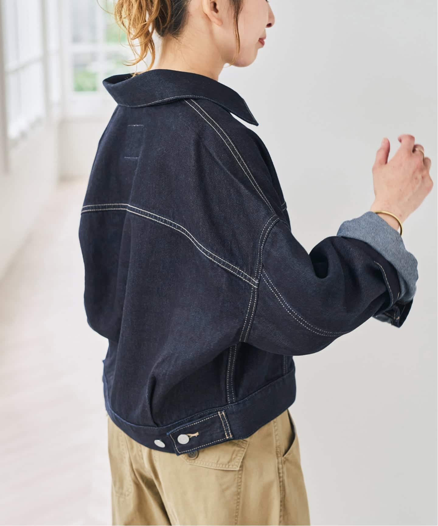 別注》LEVI'S(R) for Spick & Span LOOSE CROP TRUCKER（デニム