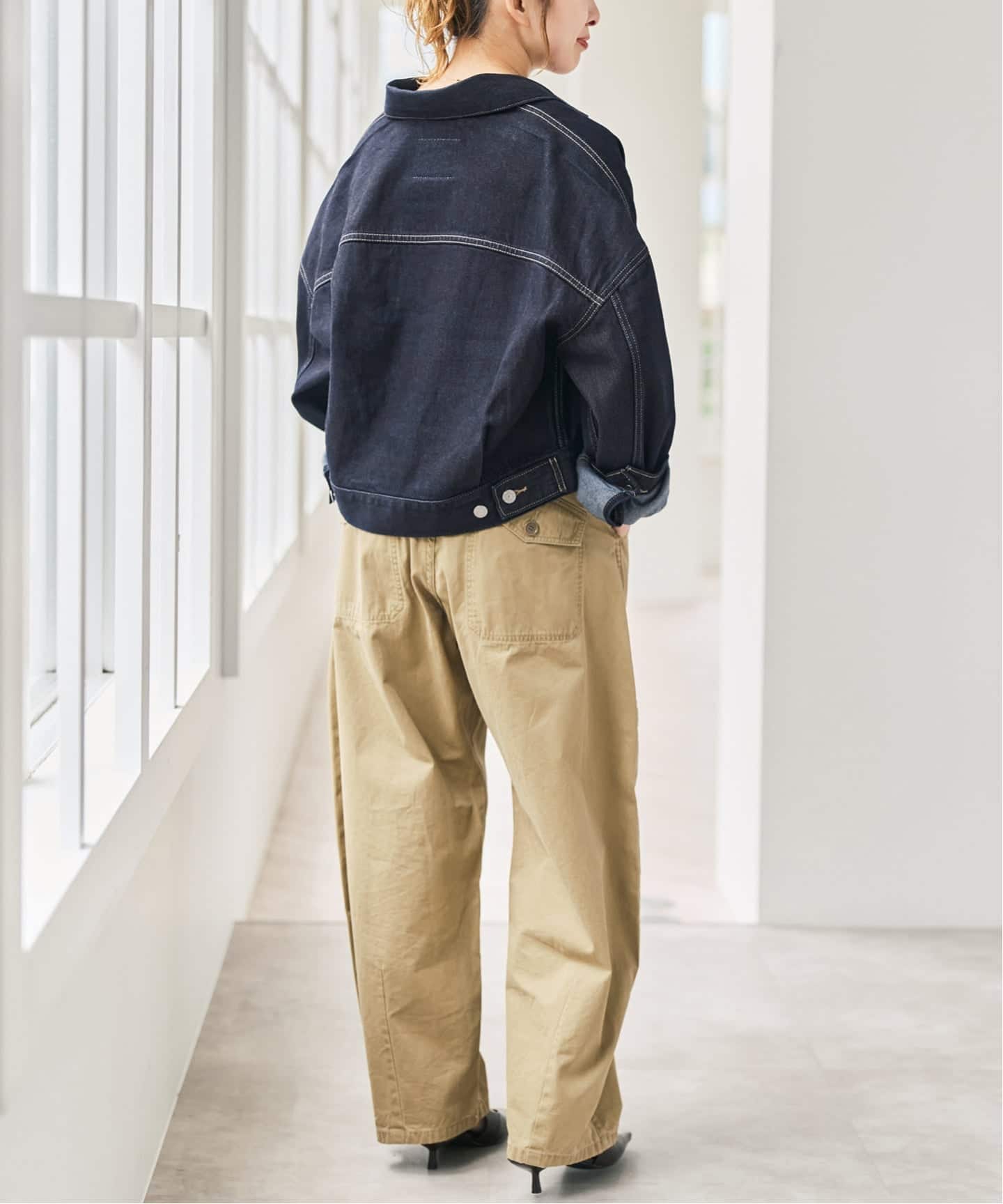 別注》LEVI'S(R) for Spick & Span LOOSE CROP TRUCKER（デニム