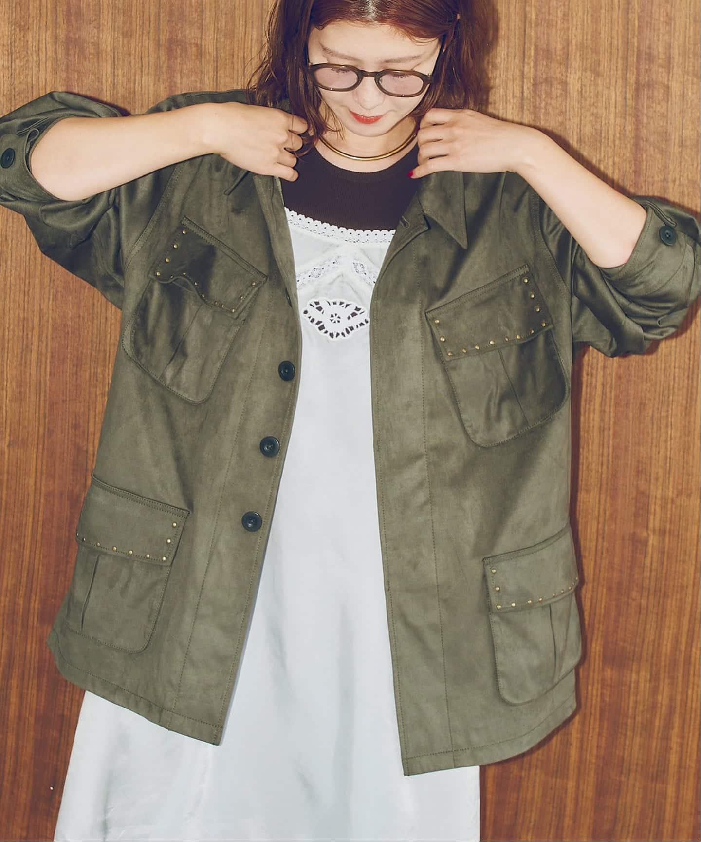 予約》ARCHIVE STANCE / アーカイブスタンス fale suede military JK