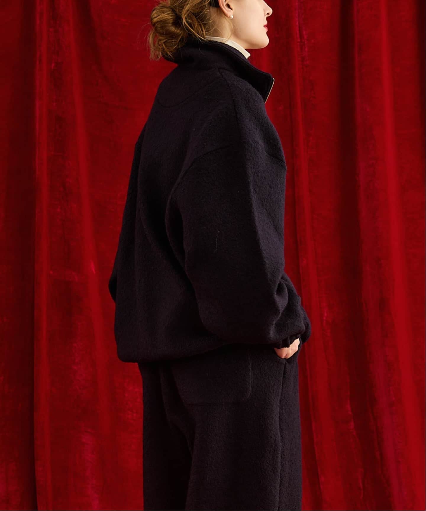 一部店舗+WEB限定 / 追加予約》oblada / オブラダ WOOL FLEECE TOPS