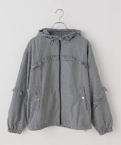 CRANK/クランク CHECK FRILL WINDBREAKER（その他ブルゾン／アウター 
