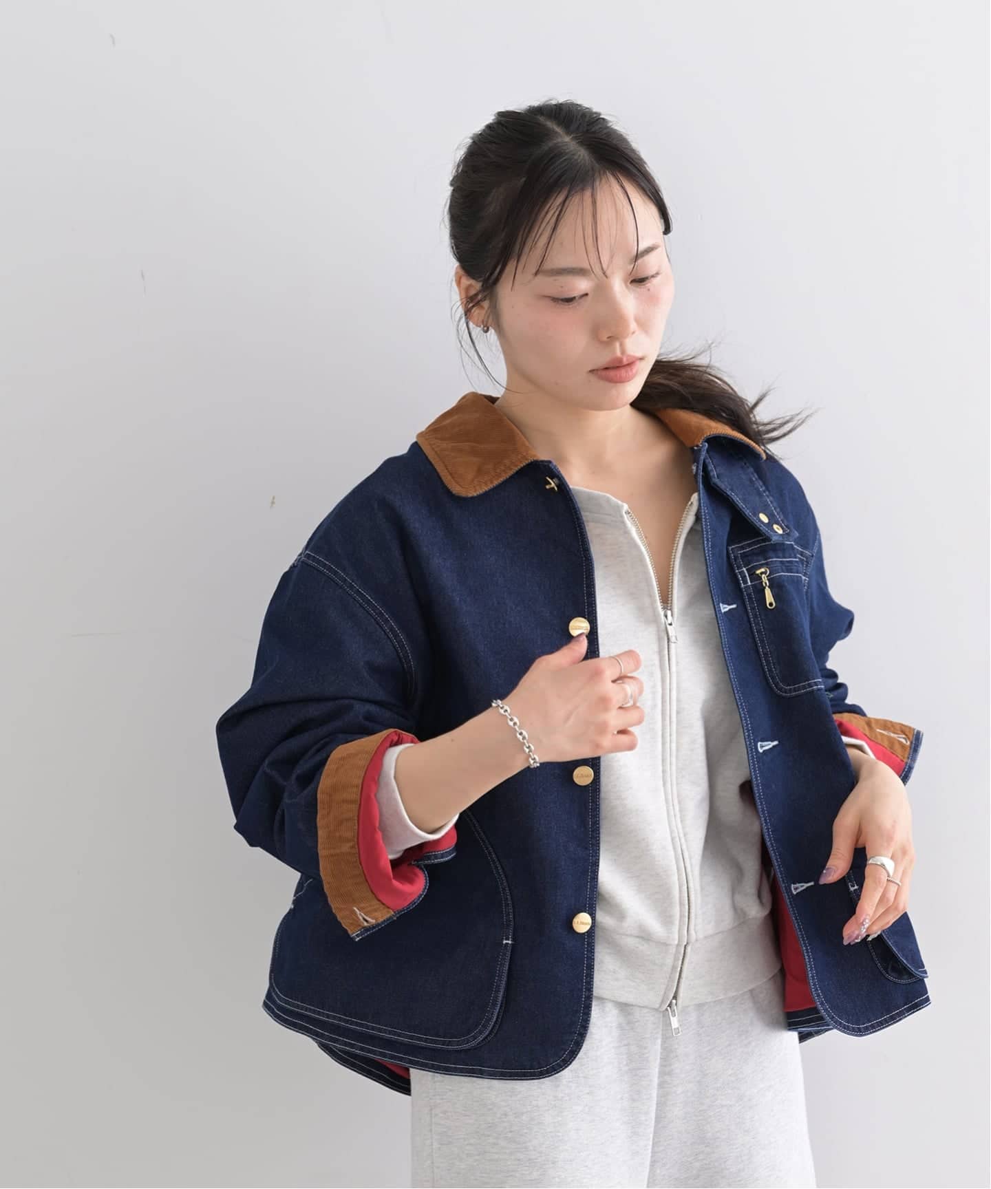 Bean’s Denim Field Coat レディース L.L.Bean (エルエルビーン) Bean's Denim Field Coat #WOMEN