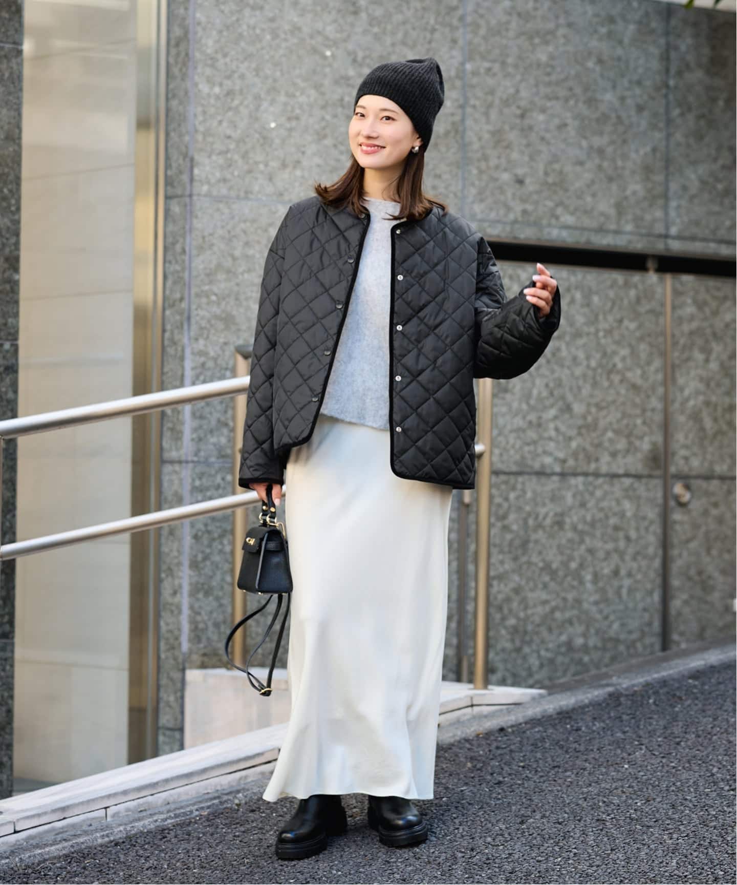 2WAYキルティングショートブルゾン（中綿・キルティング）｜FRAMeWORK