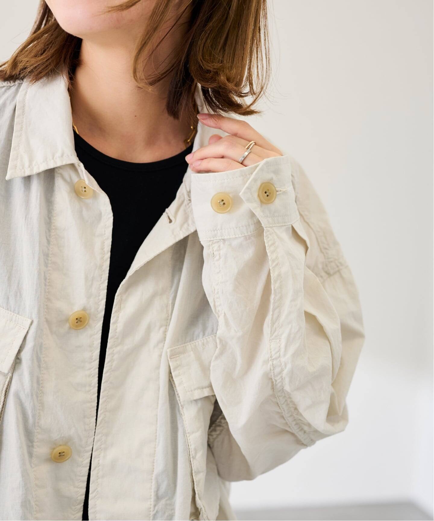 ≪予約≫ローンワッシャーミリタリージャケット（ミリタリー