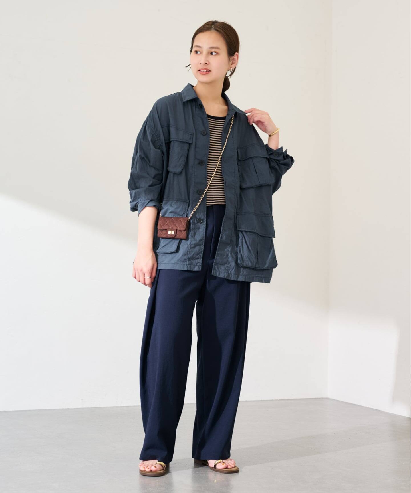 ≪予約≫ローンワッシャーミリタリージャケット（ミリタリー