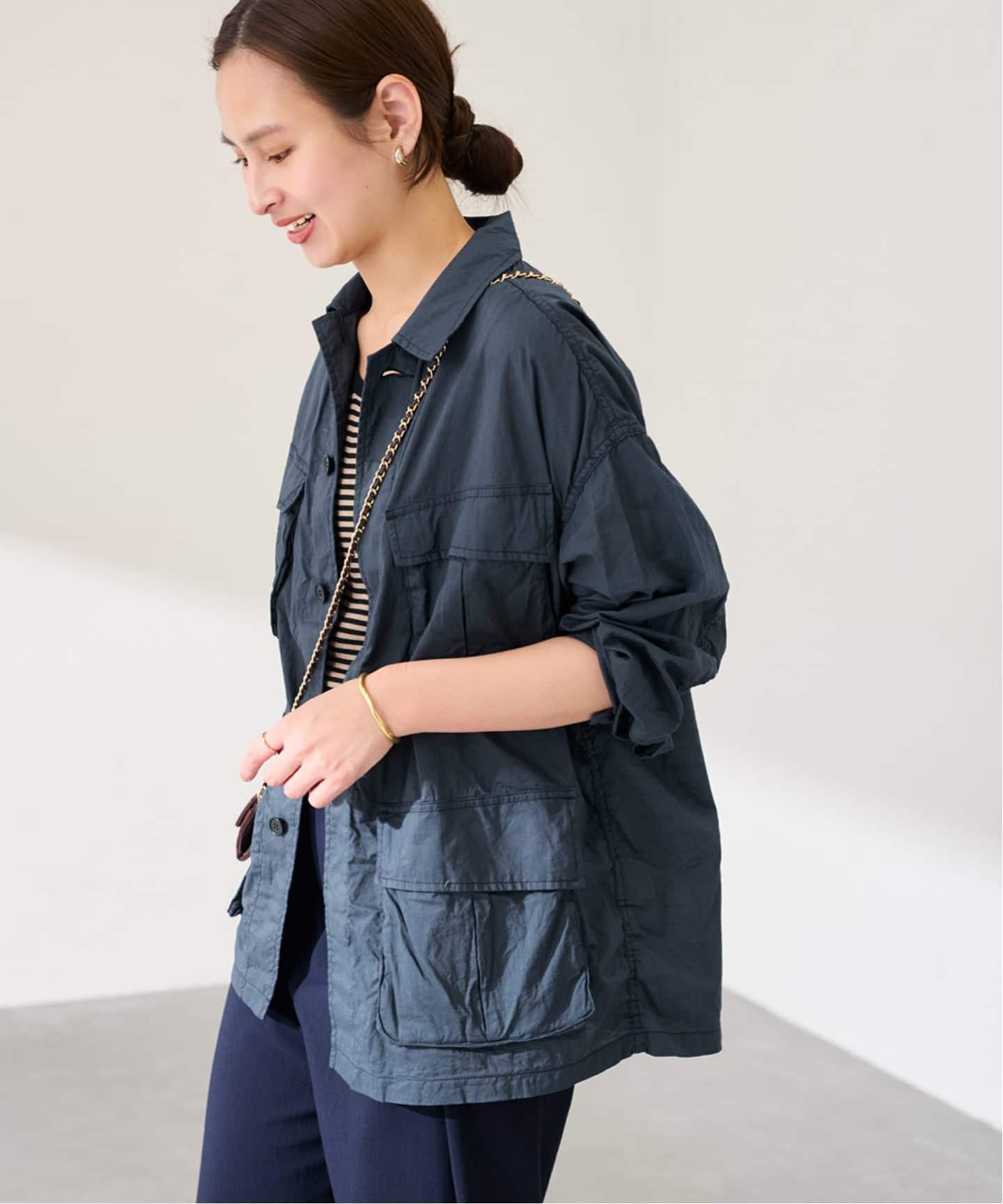 ≪予約≫ローンワッシャーミリタリージャケット（ミリタリー