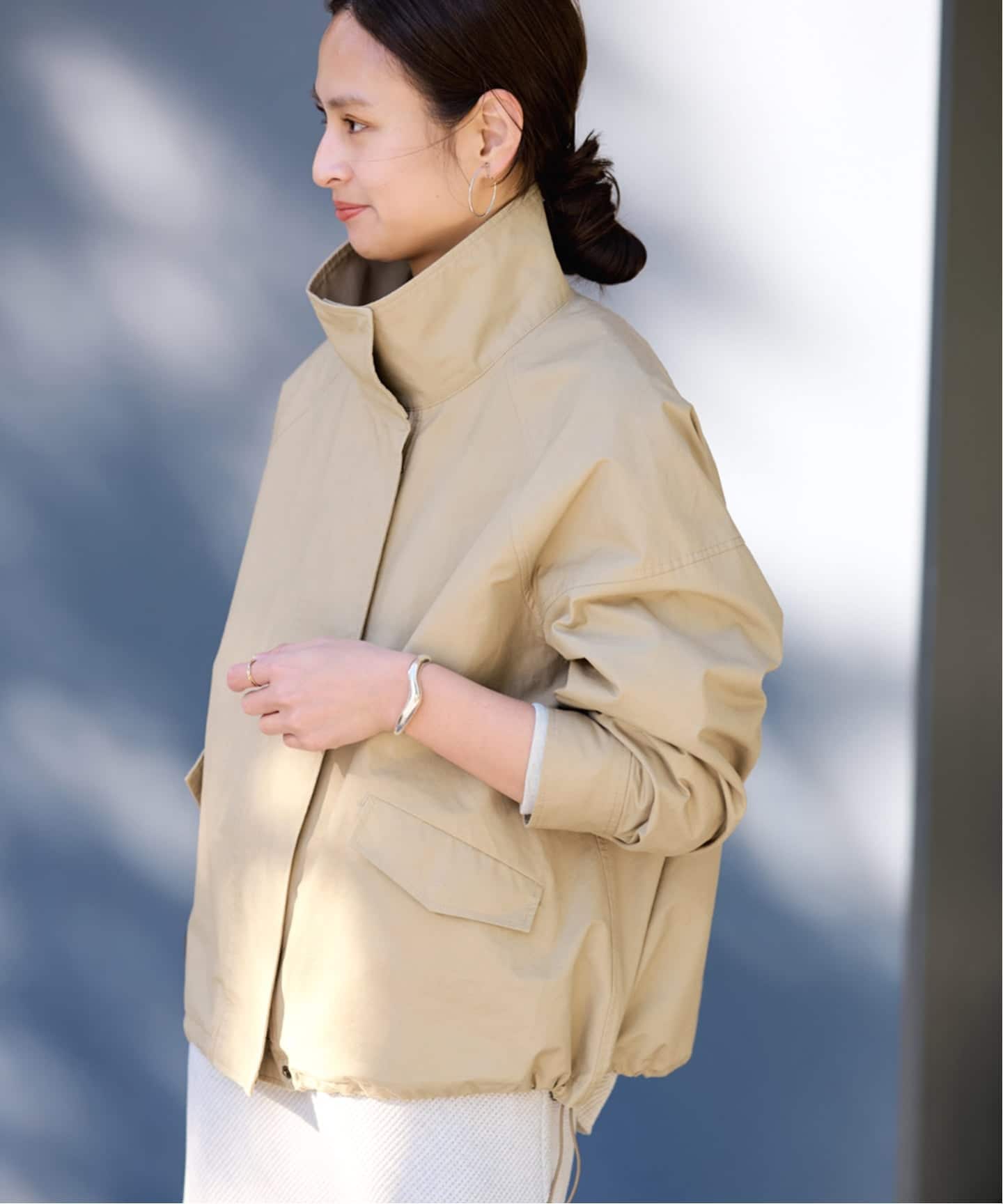 ≪手洗い可≫ホースクロススタンドブルゾン（その他ブルゾン／アウター