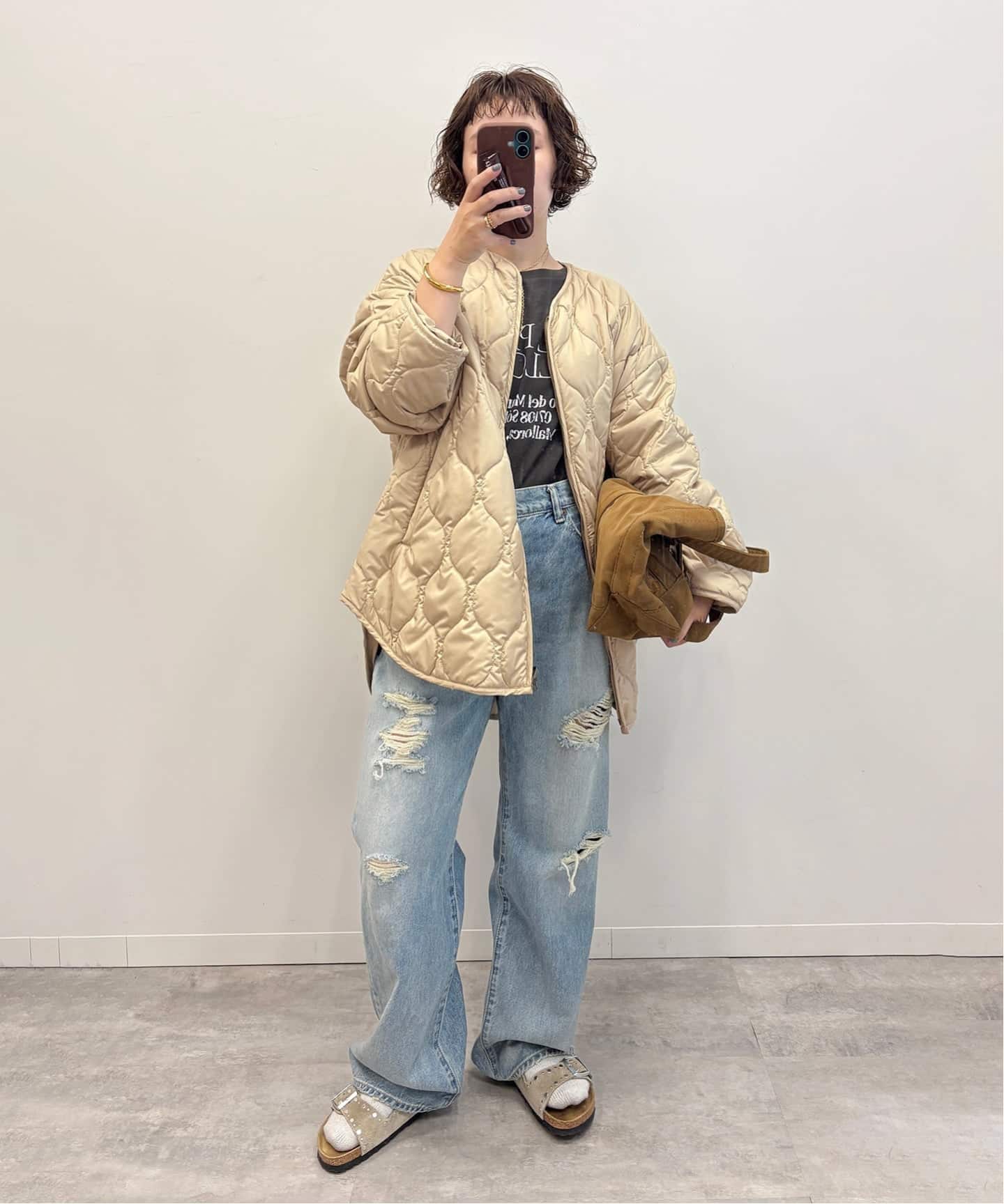 ≪WEB限定 / 追加≫2WAYキルティングブルゾン（中綿・キルティング