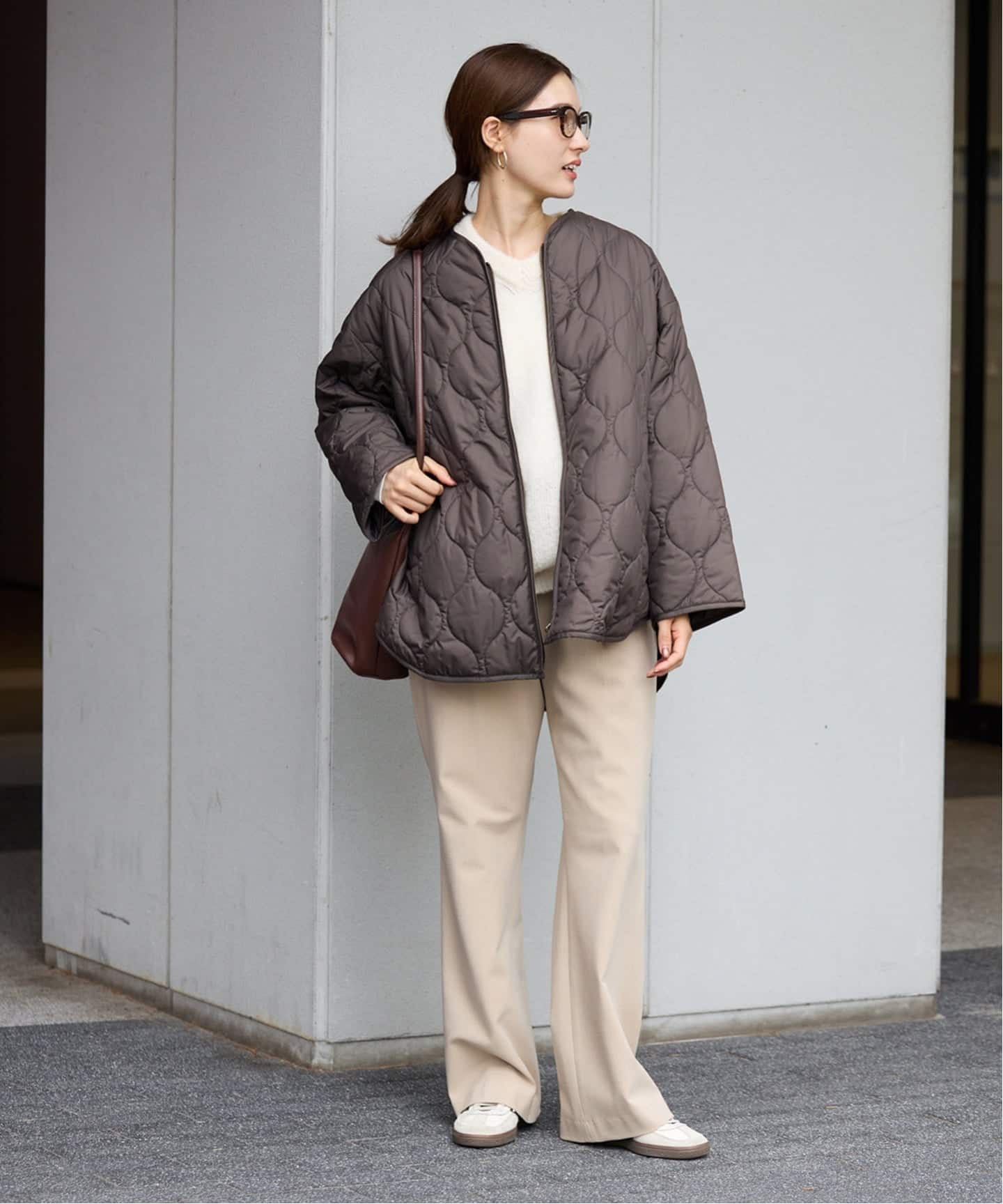 ≪WEB限定 / 追加予約≫2WAYキルティングブルゾン（中綿・キルティング