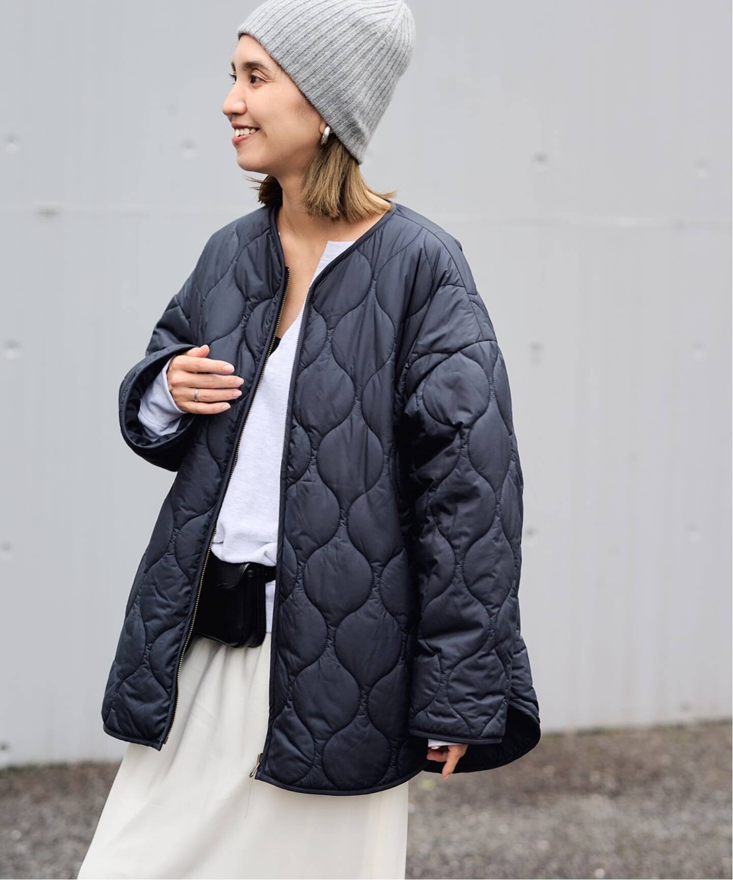 ≪WEB限定 / 追加予約≫2WAYキルティングブルゾン（中綿・キルティング 