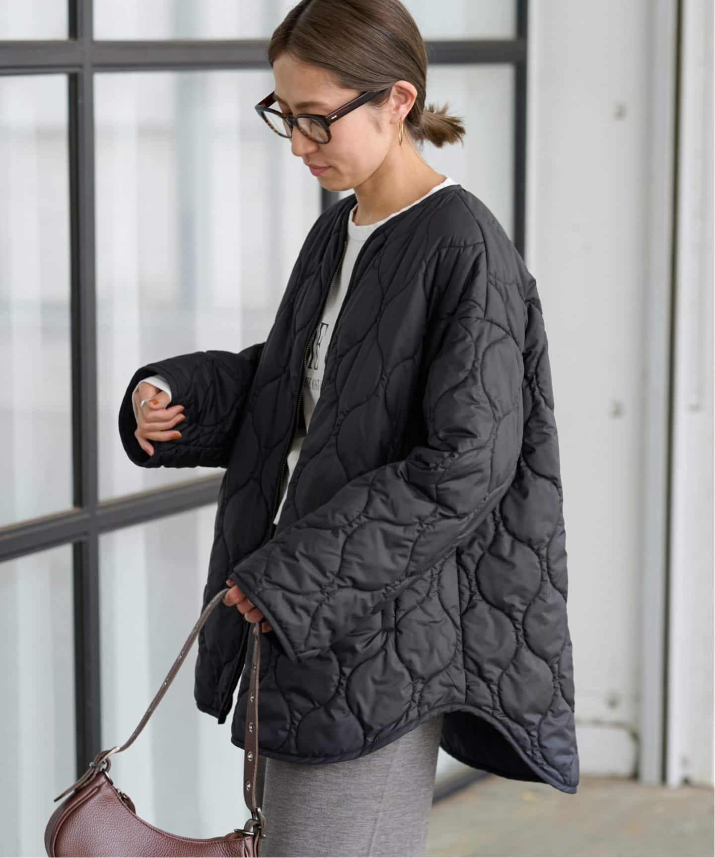 ≪WEB限定 / 追加予約≫2WAYキルティングブルゾン（中綿・キルティング