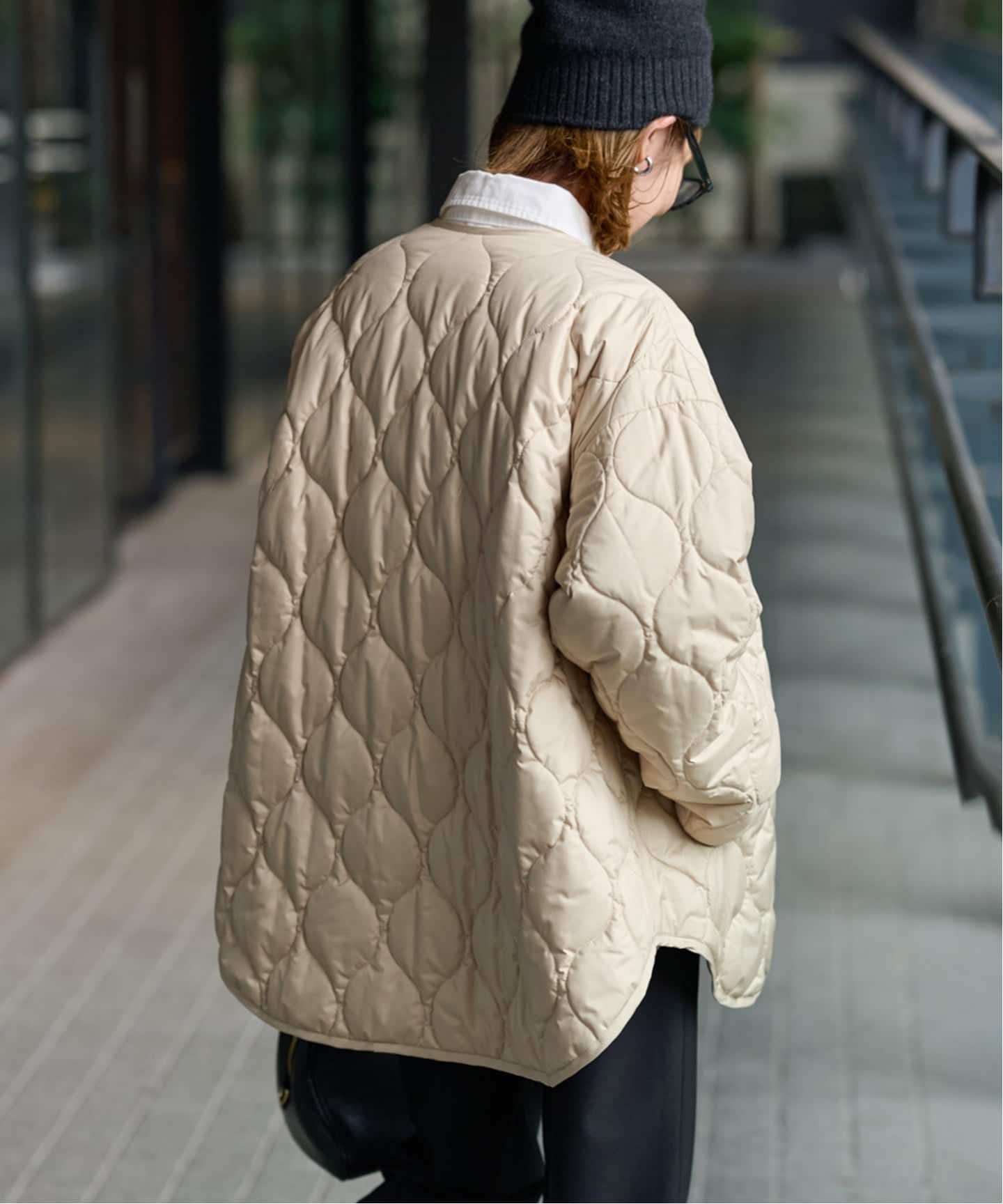 ≪WEB限定 / 追加予約≫2WAYキルティングブルゾン（中綿・キルティング