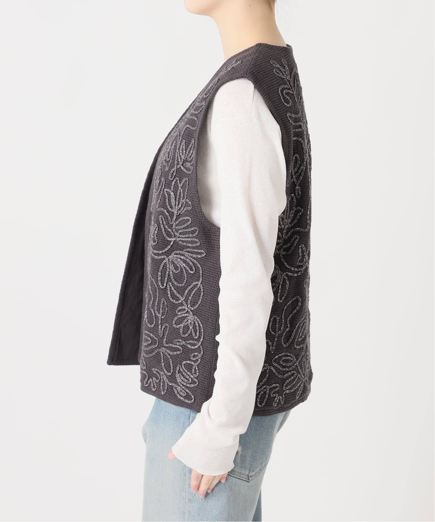 nowos エンブロイダリーベスト ≪予約≫メッシュエンブロイダリーベスト（ベスト）｜FRAMeWORK