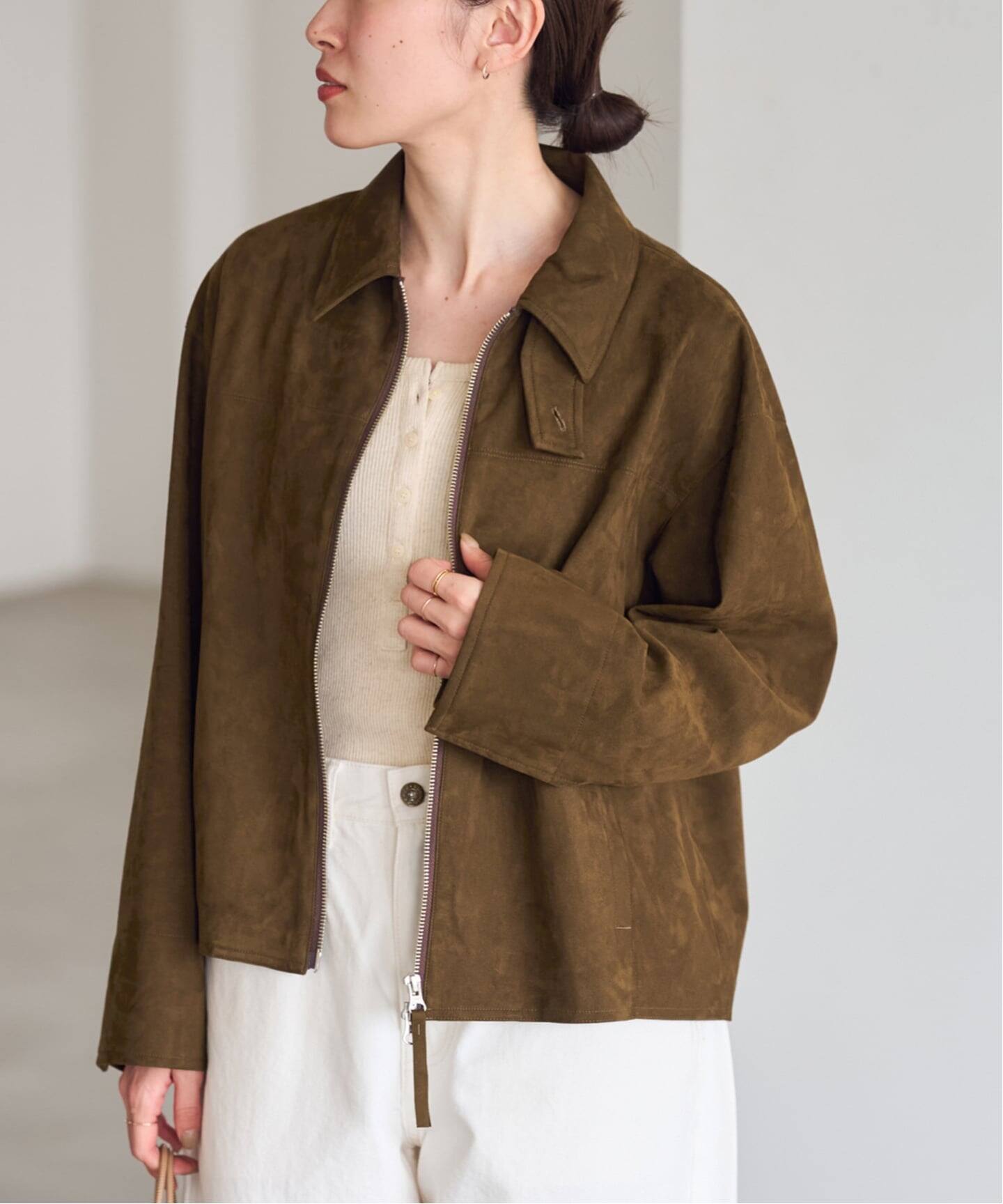≪WEB限定 / 追加予約≫フェイクスエードブルゾン（その他ブルゾン