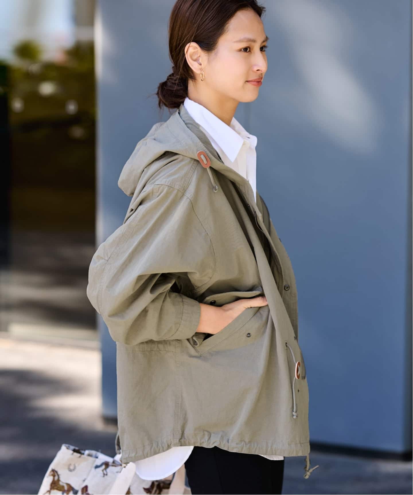 ≪予約≫TOP KHAKI/トップカーキ M51ショートパーカー（ミリタリー