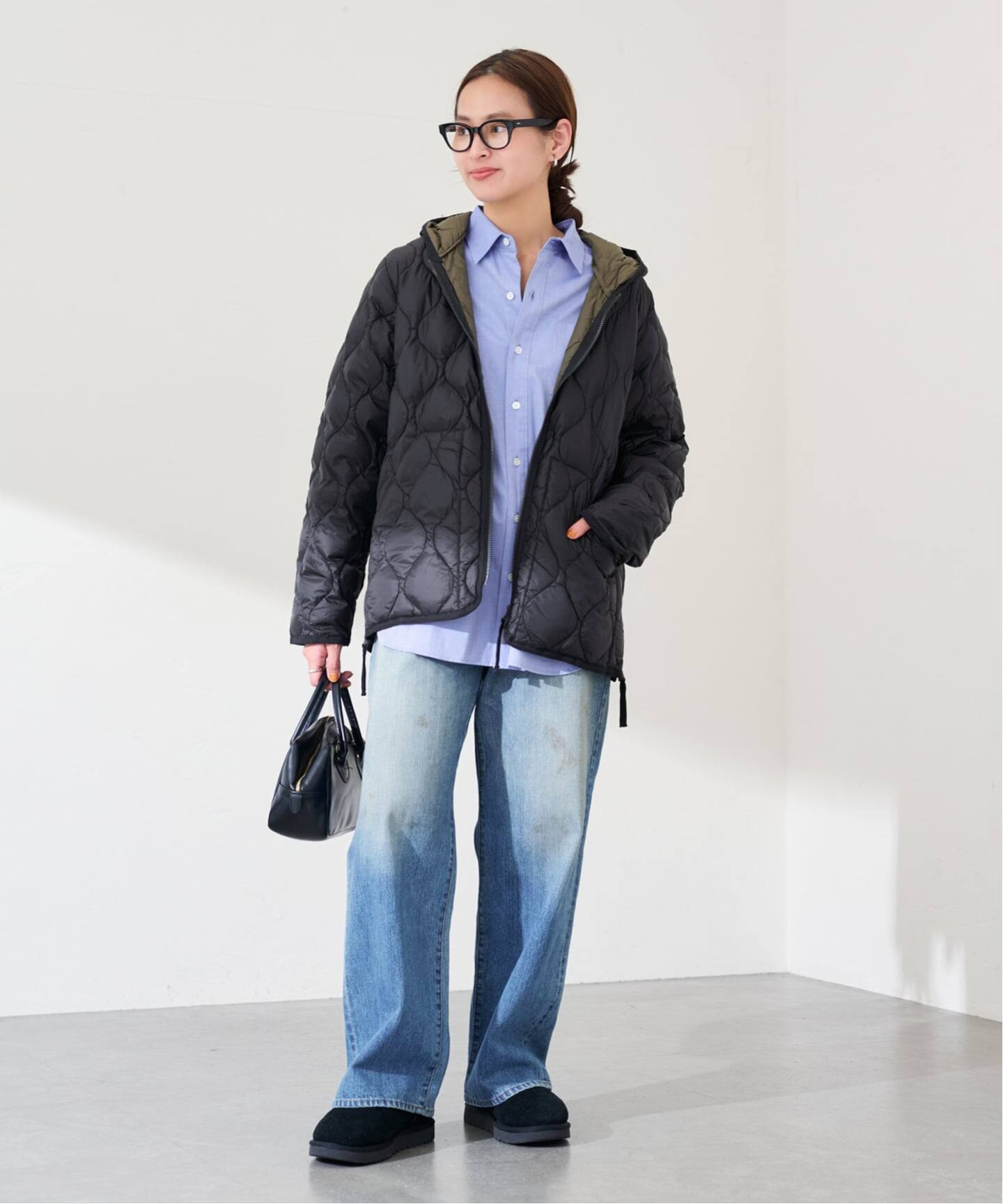 TAION/タイオン MILITARY HOOD WZIP ダウンジャケット（ダウン