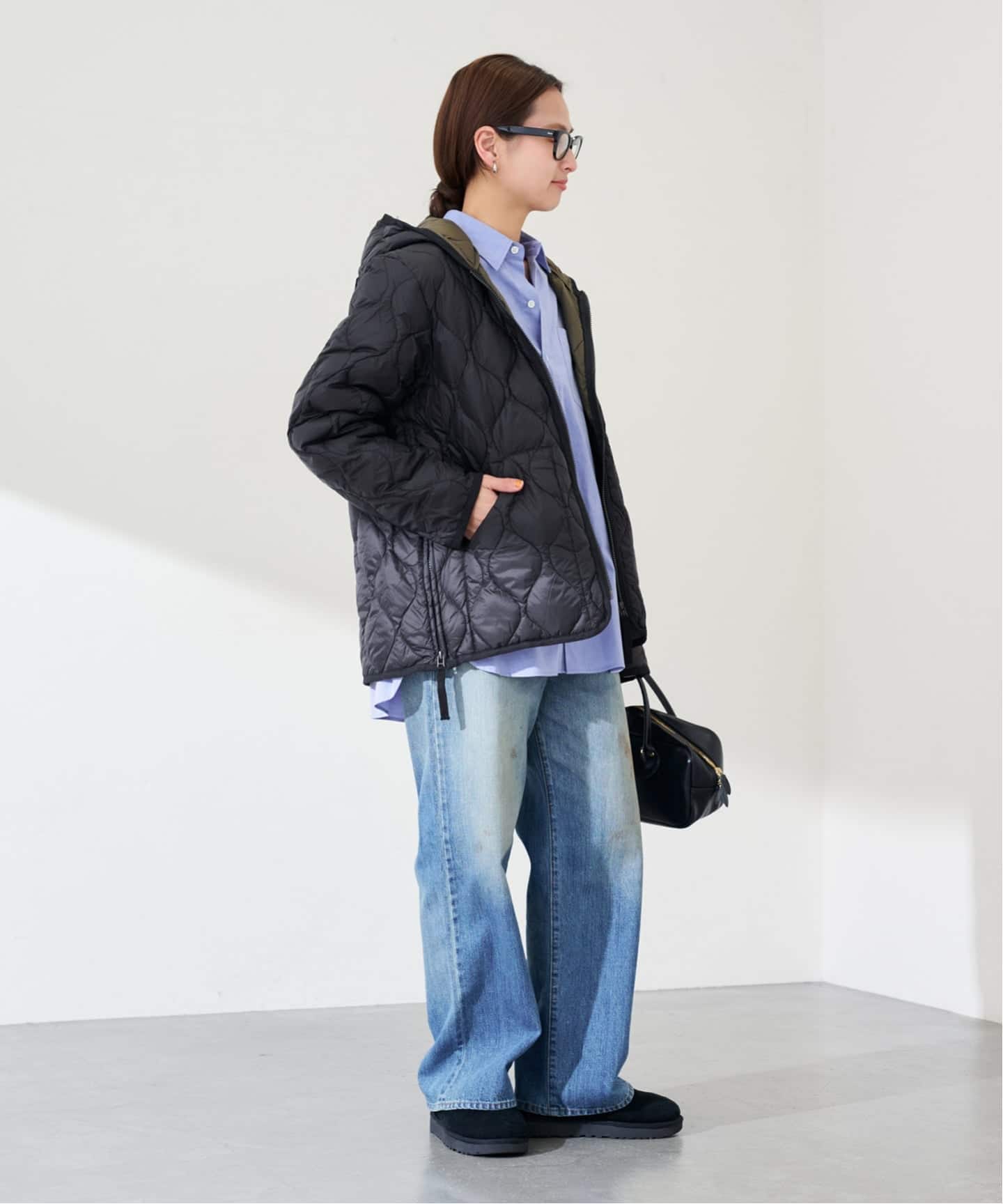 TAION/タイオン MILITARY HOOD WZIP ダウンジャケット（ダウン