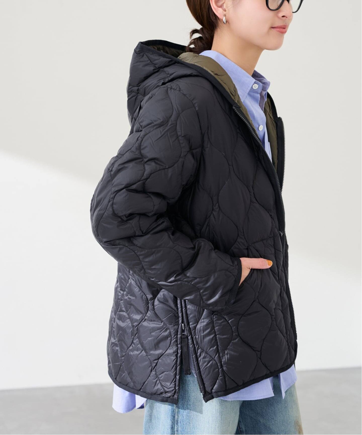 TAION/タイオン MILITARY HOOD WZIP ダウンジャケット（ダウン