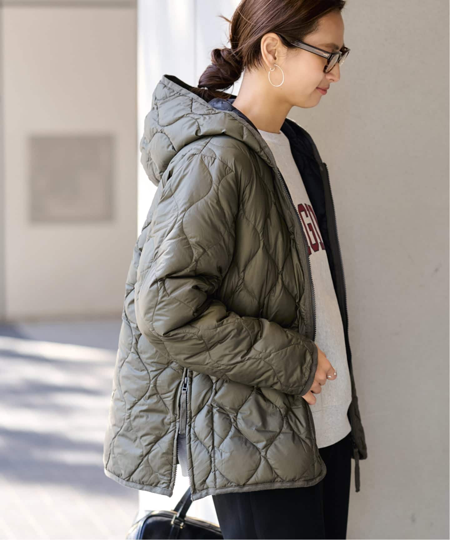 FRAMeWORK TAION MILITARY ダウンジャケット 新品 TAION/タイオン MILITARY HOOD WZIP ダウンジャケット（ダウン