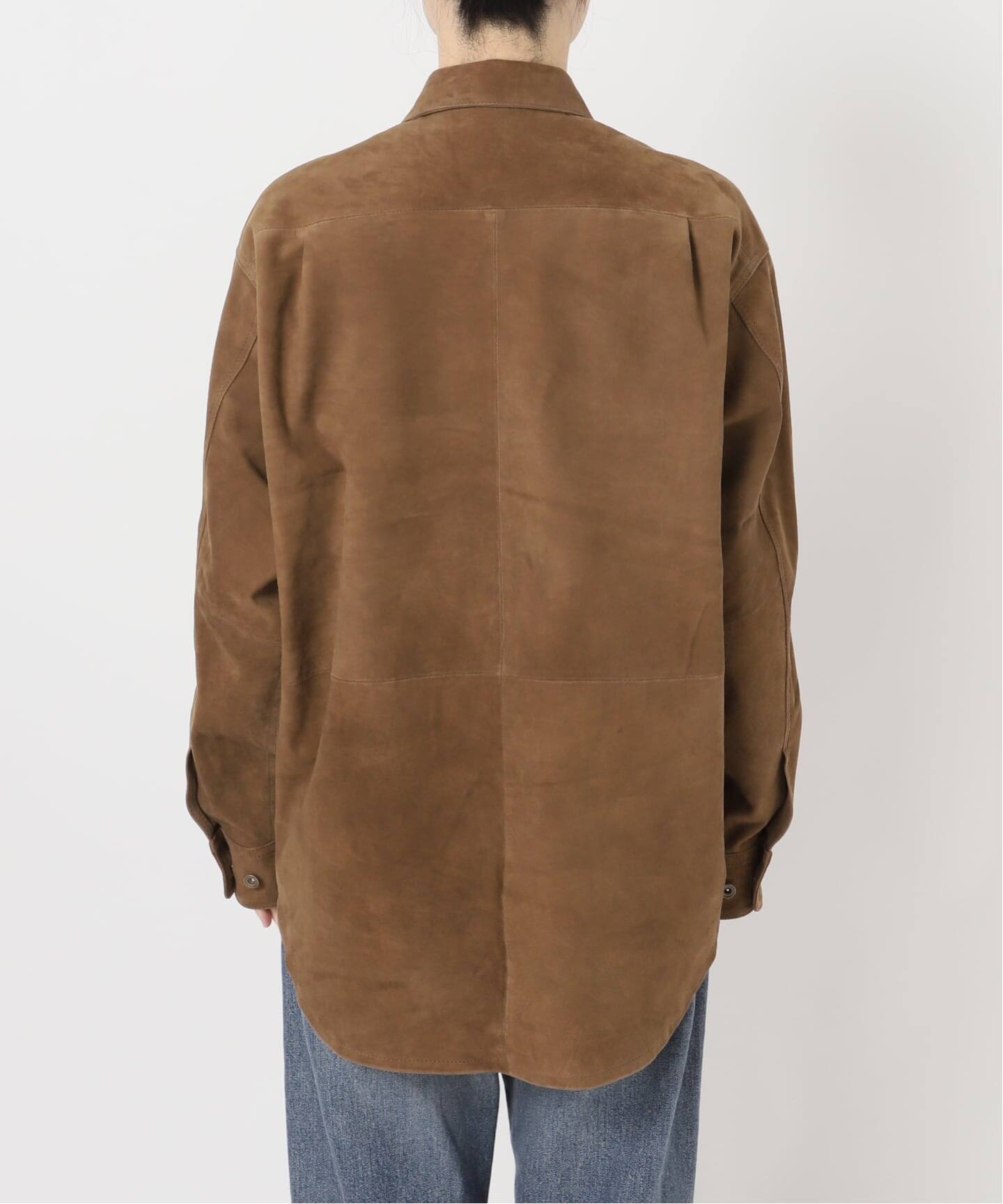 THRIFTY LOOK 別注 SUEDESHIRTブルゾン（レザージャケット