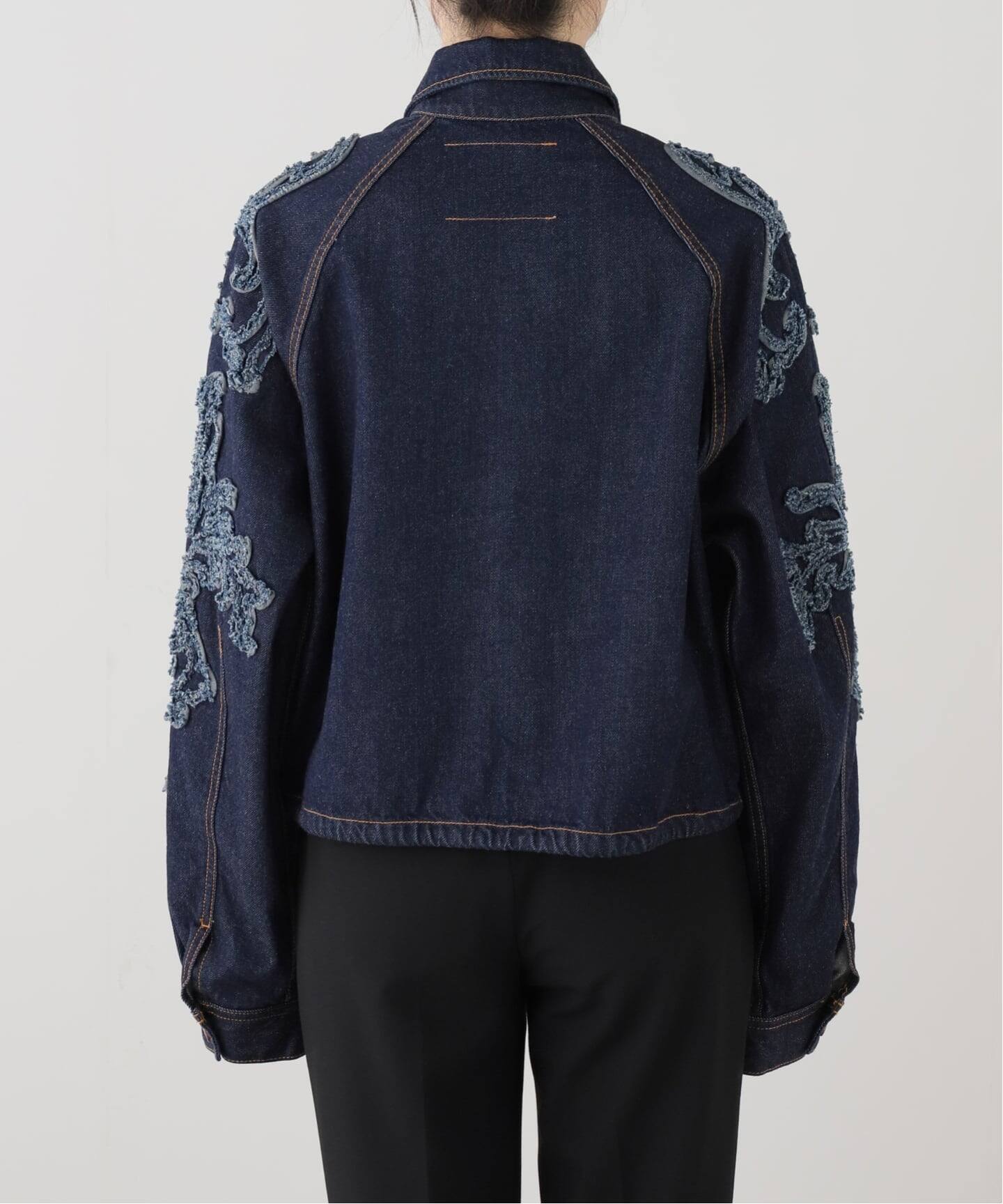 TAAKK/ ターク SCULPTURAL EMBROIDERY DENIMBLOUSON（その他ブルゾン