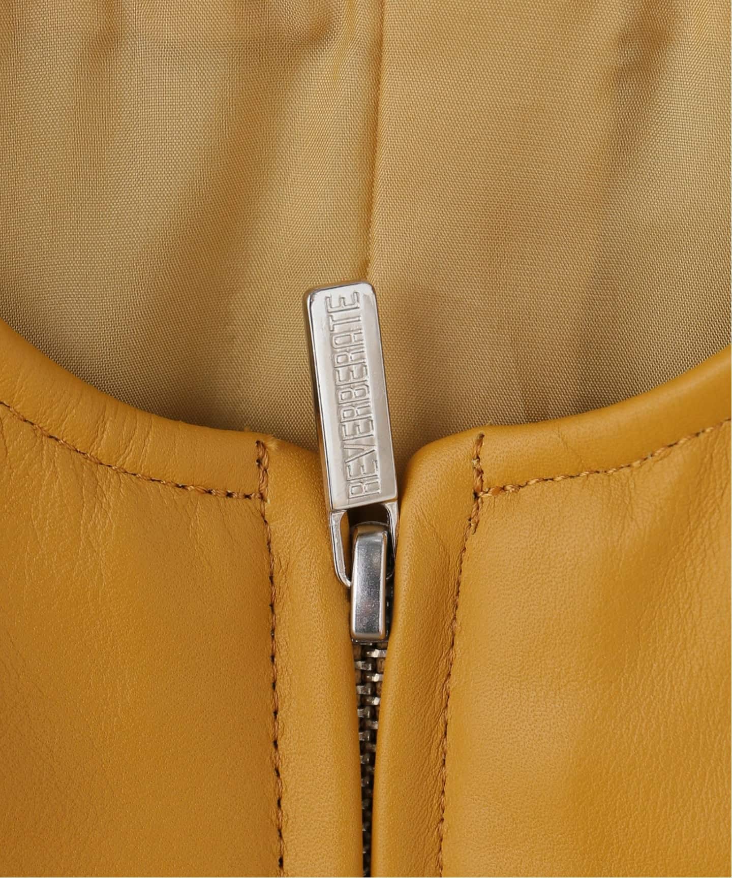 REVERBERATE/ リバーバレイト LEATHER ZIP VEST（ベスト）｜THENIME