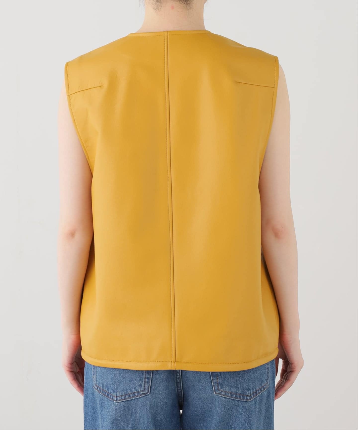 REVERBERATE/ リバーバレイト LEATHER ZIP VEST（ベスト）｜THENIME