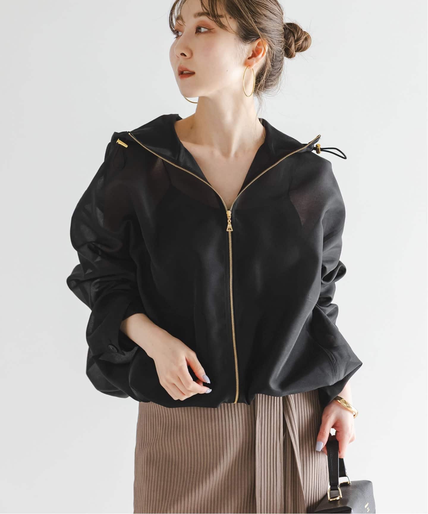 NOBLE ミルキーシアーボリュームブルゾン　36 WEB限定追加予約2》ミルキーシアーボリュームブルゾン（その他ブルゾン