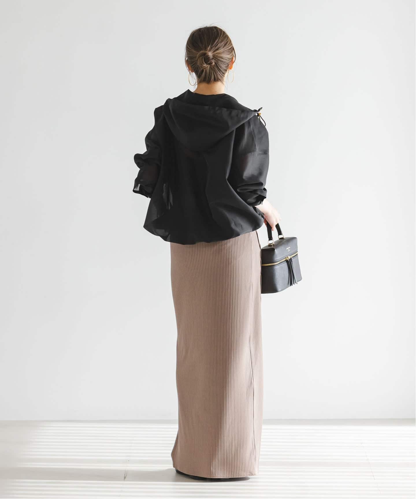 美品 Noble ミルキーシアーボリュームブルゾン ベージュ 36 中古・古着通販】Noble (ノーブル) ミルキーシアーボリュームブルゾン